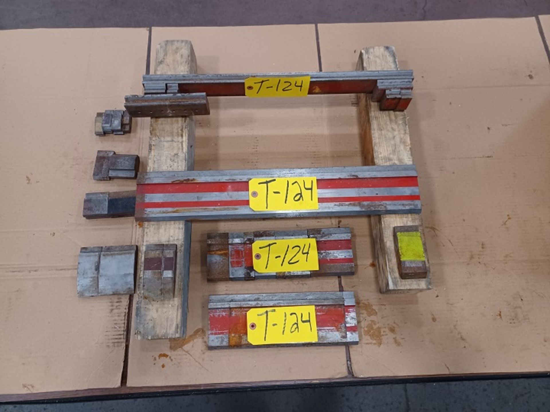 (3) 90 Degree Top Punches, Total Length 49", (2) 1/2" Vee-Dies, 39" Total Length, Plus Misc. Smaller - Image 2 of 2