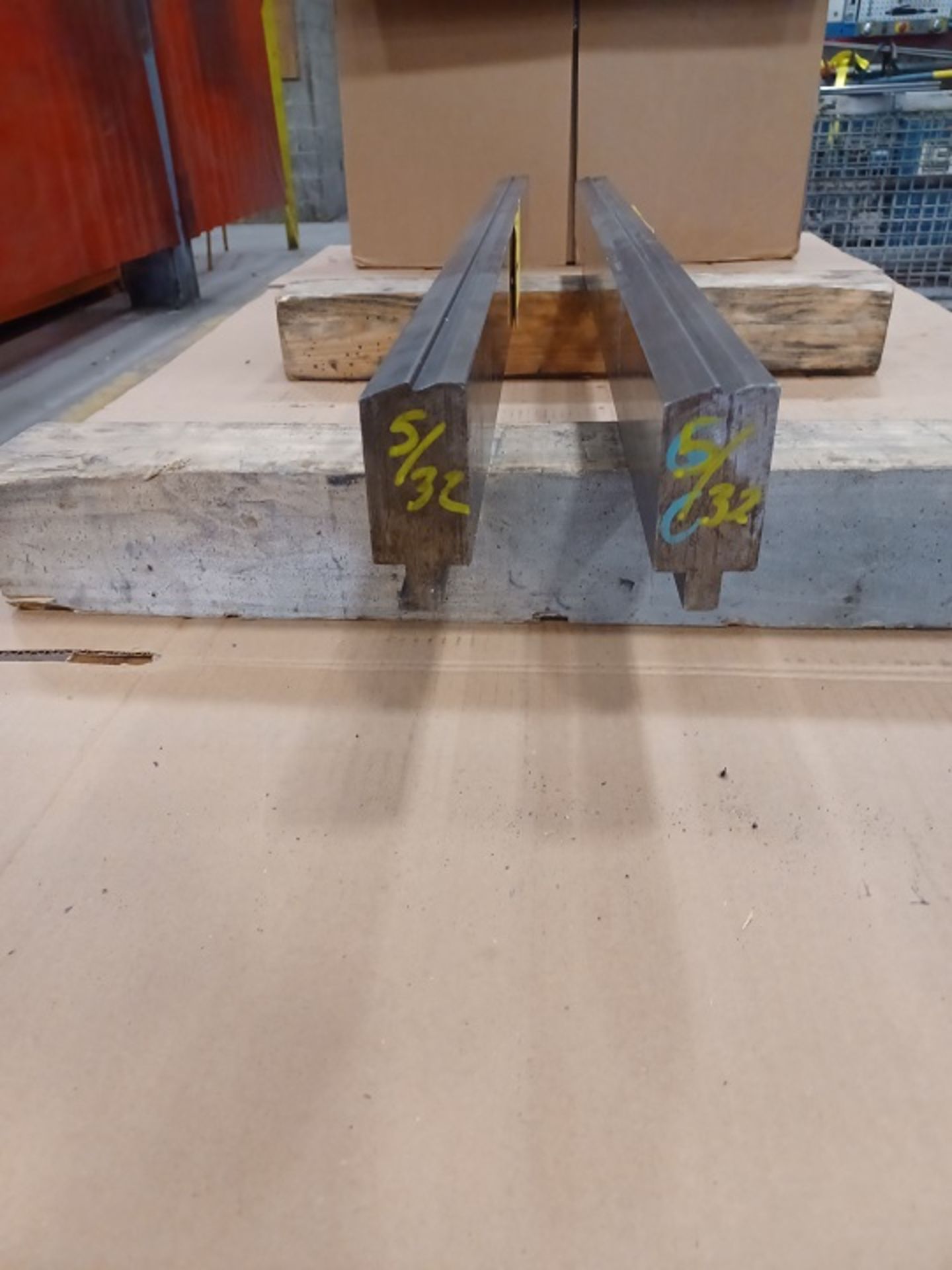 (2) Flattening Dies, (1) 12" Length, (1) 14.375" Length