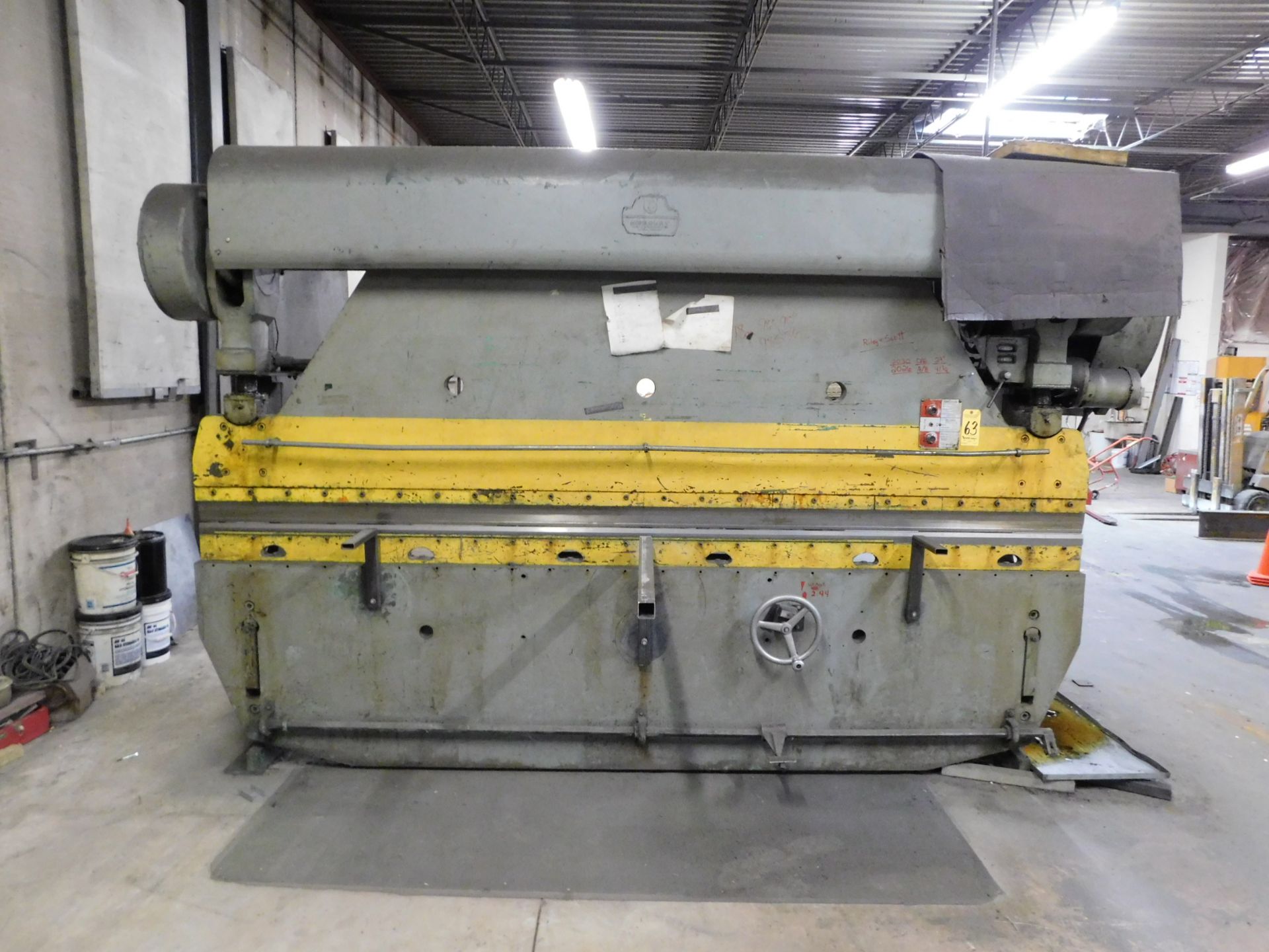 Mercury Model 10010 Press Brake, 12' Overall, 10' Between Housings, 8 Gauge Capacity, s/n 5351-