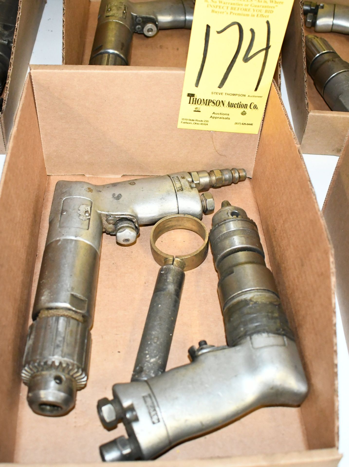 Lot-(2) 1/2" Pneumatic Drills in (1) Box