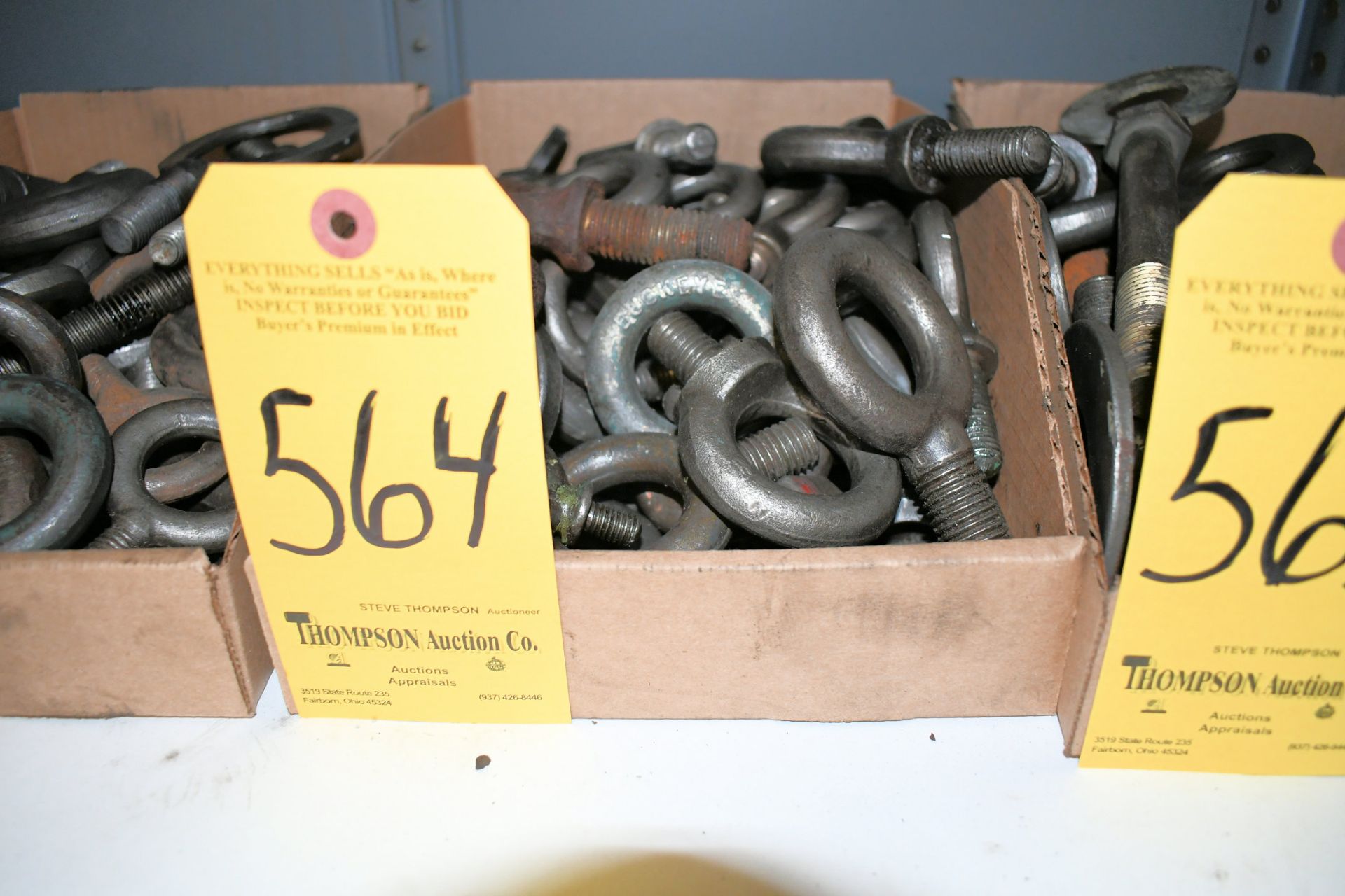 Lot-Eye Bolts in (1) Box