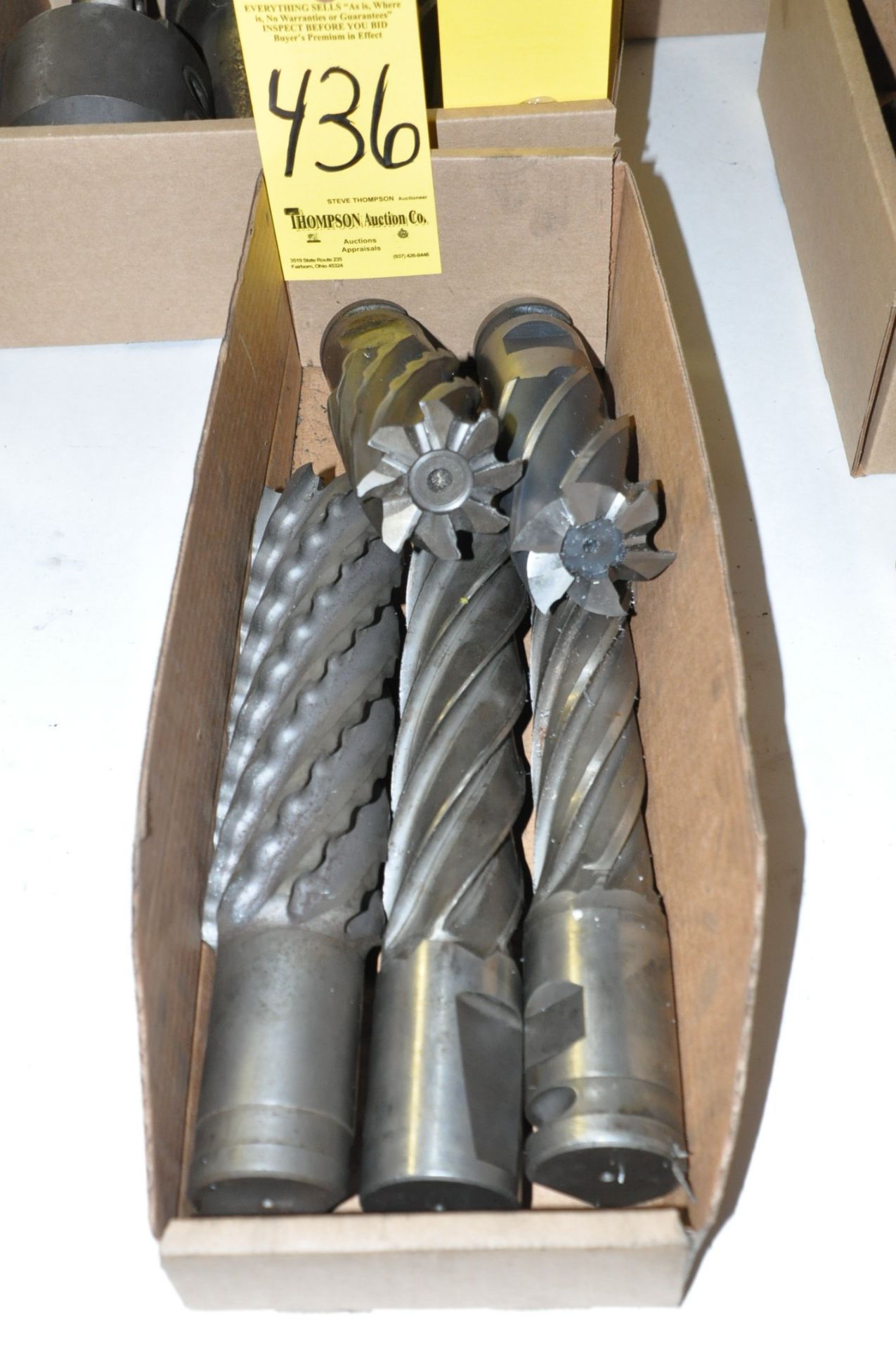 Lot-Large End Mills in (1) Box