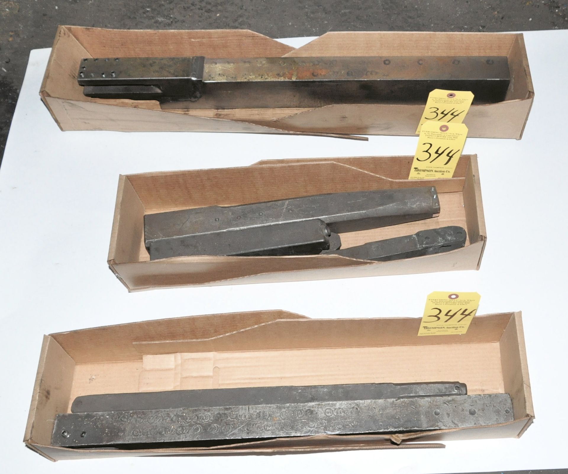 Lot-Large Boring Bar Holders in (3) Boxes on (1) Shelf