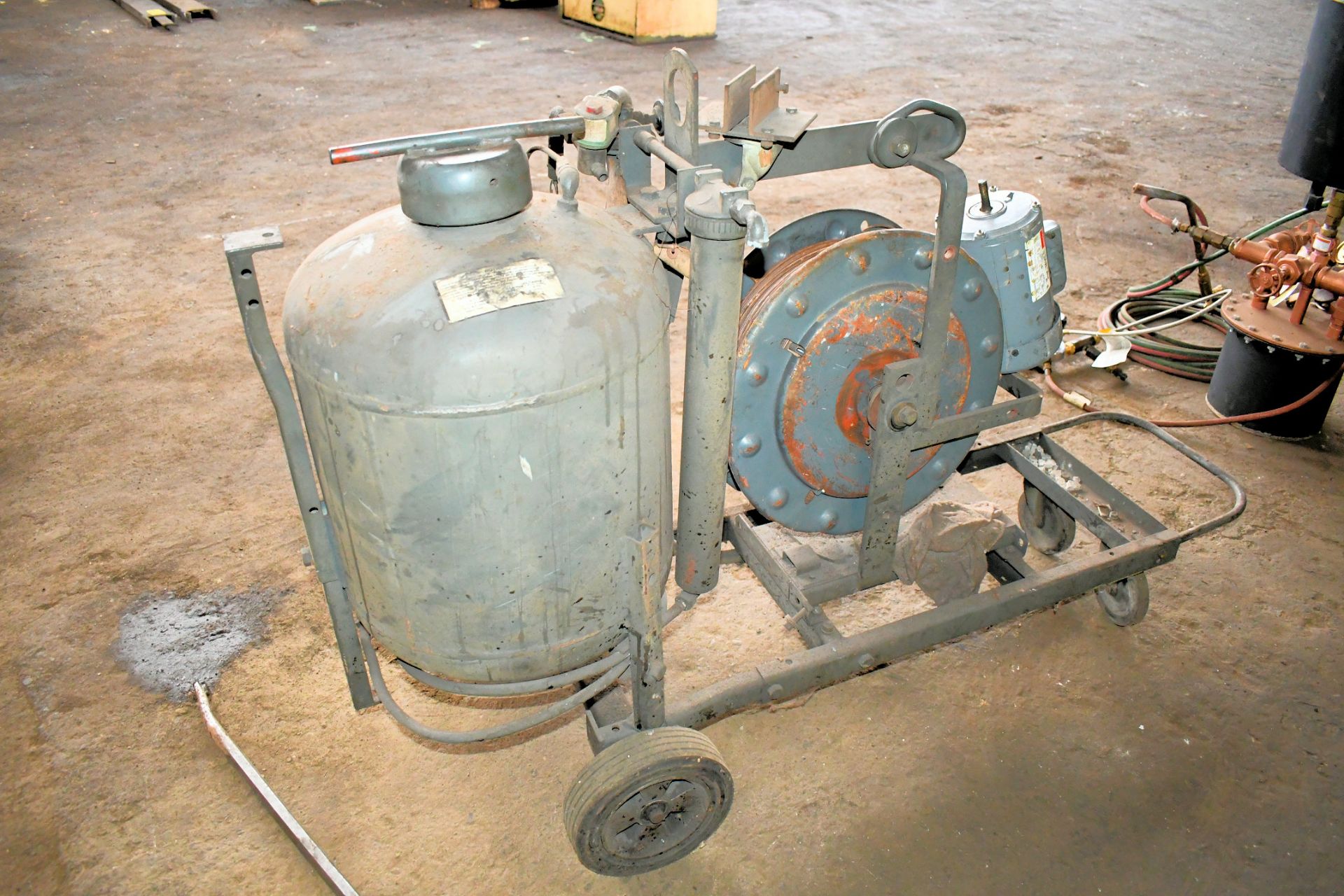 Welding Flux Tank with Cart - Image 2 of 2