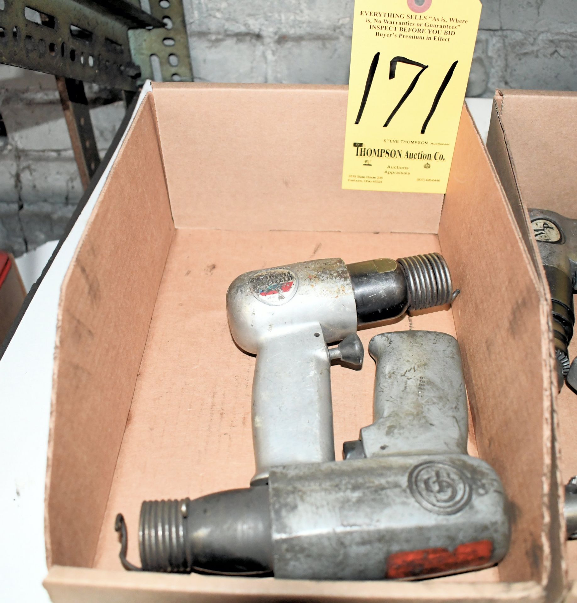 Lot-(2) Pneumatic Impact Hammers in (1) Box