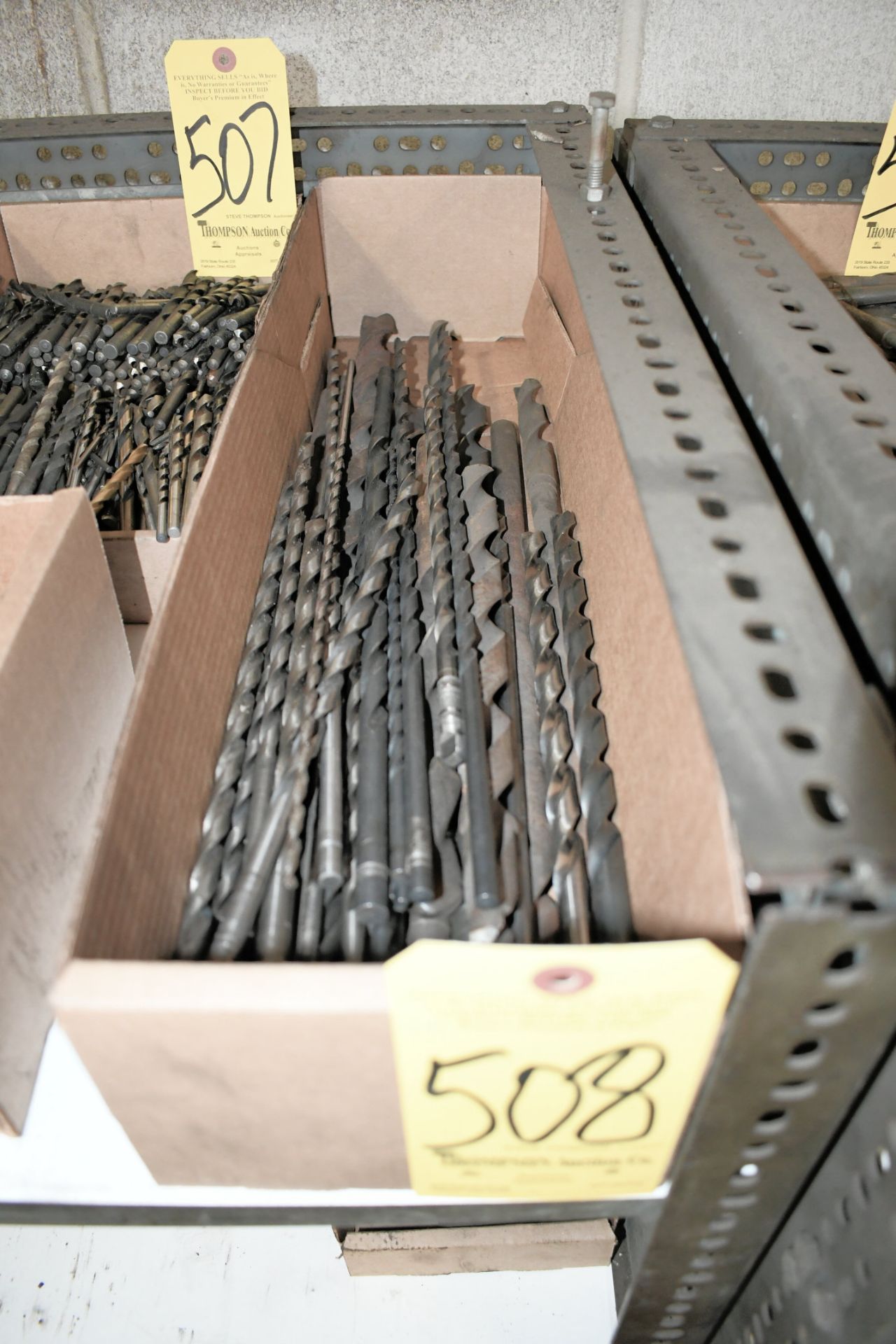 Lot-Long Straight Shank Drills in (1) Box