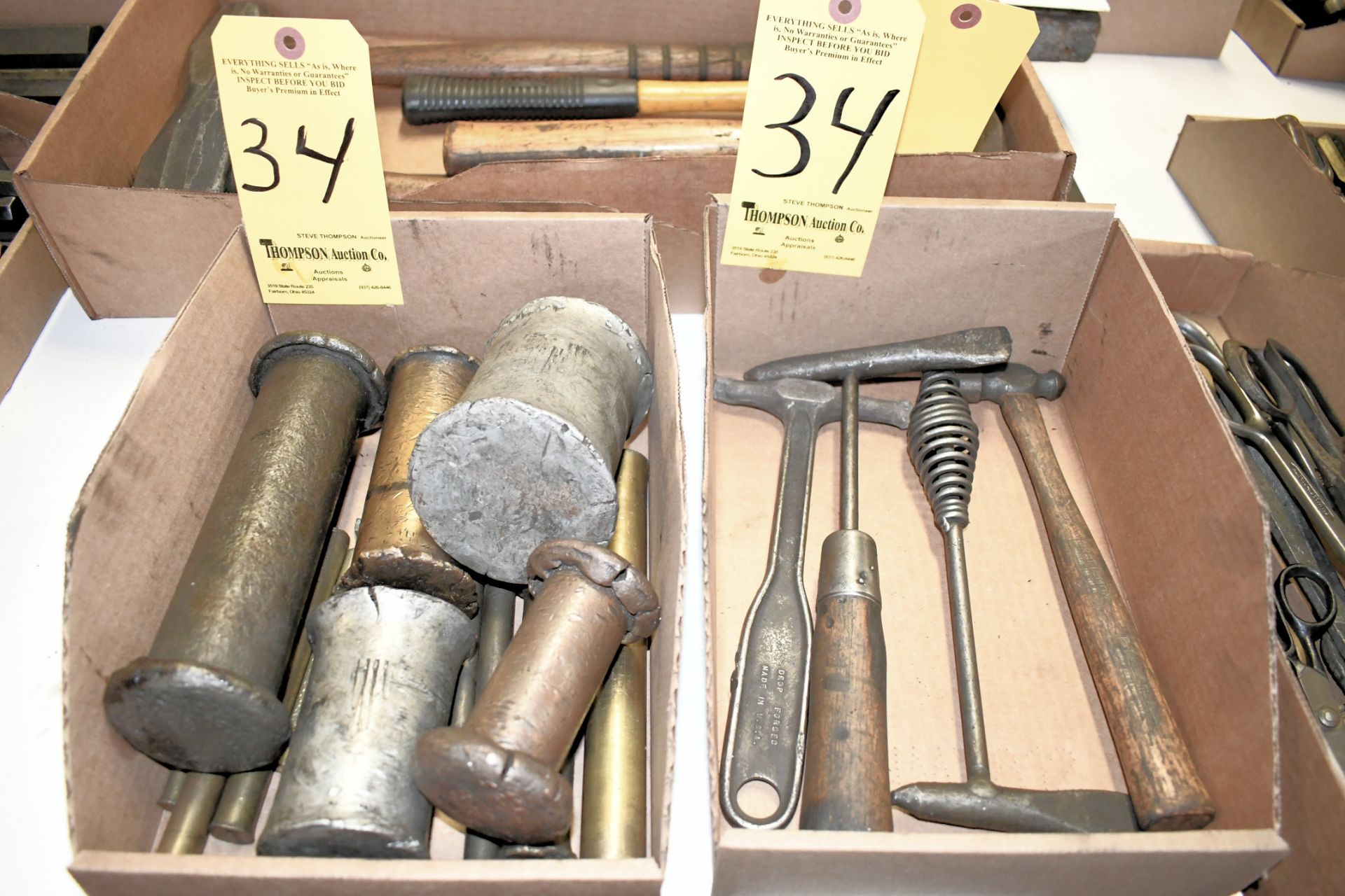 Lot-Various Hammers in (2) Boxes