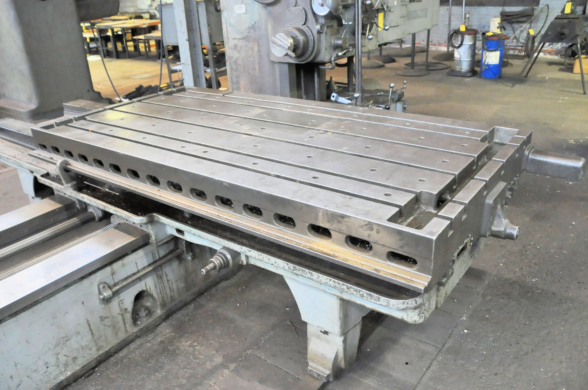 Giddings & Lewis Model 340T 4" Spindle Table Type Horizontal Boring Mill, S/N 150-316-58, 48" X - Image 5 of 7
