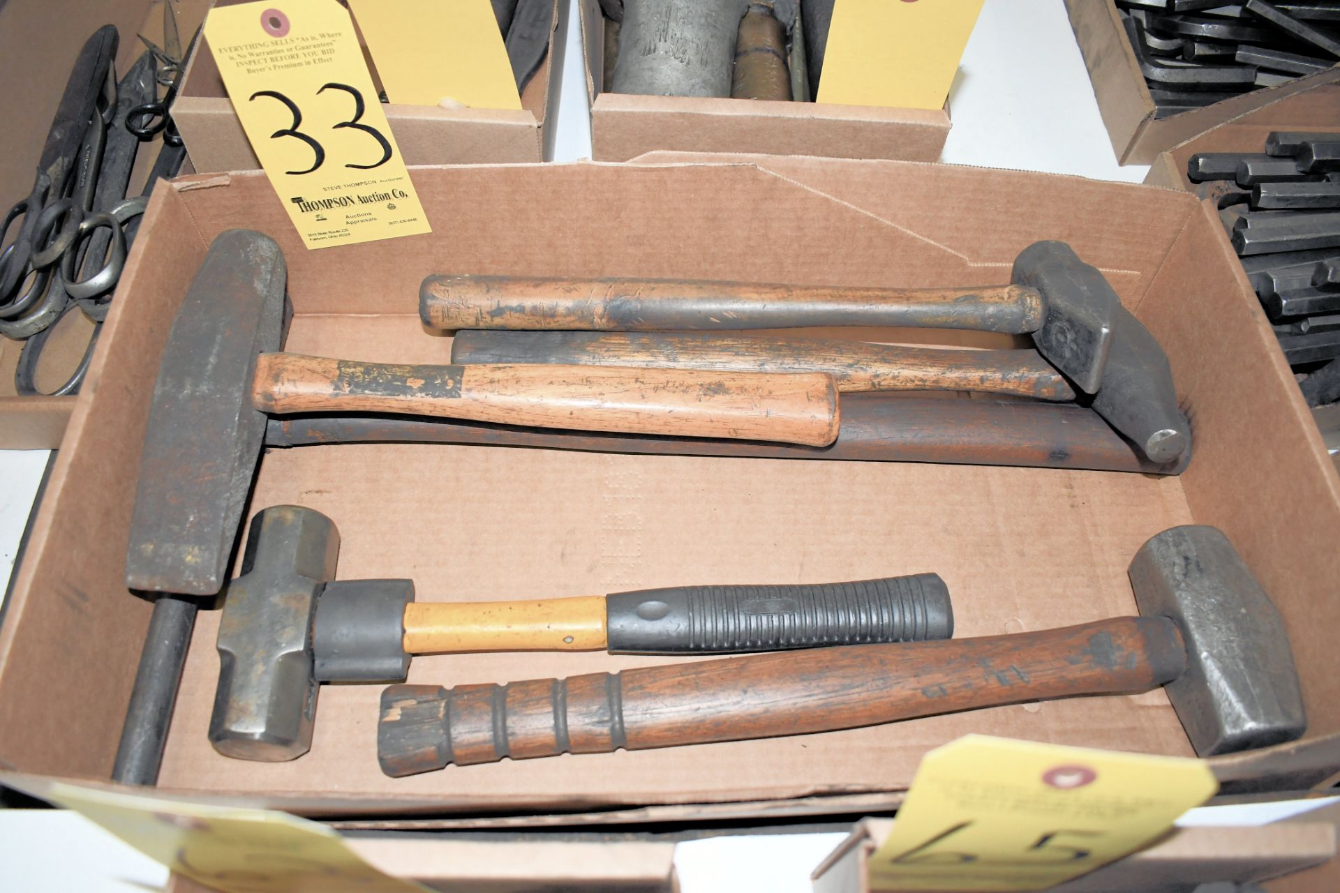 Lot-Short Handle Sledge Hammers in (1) Box