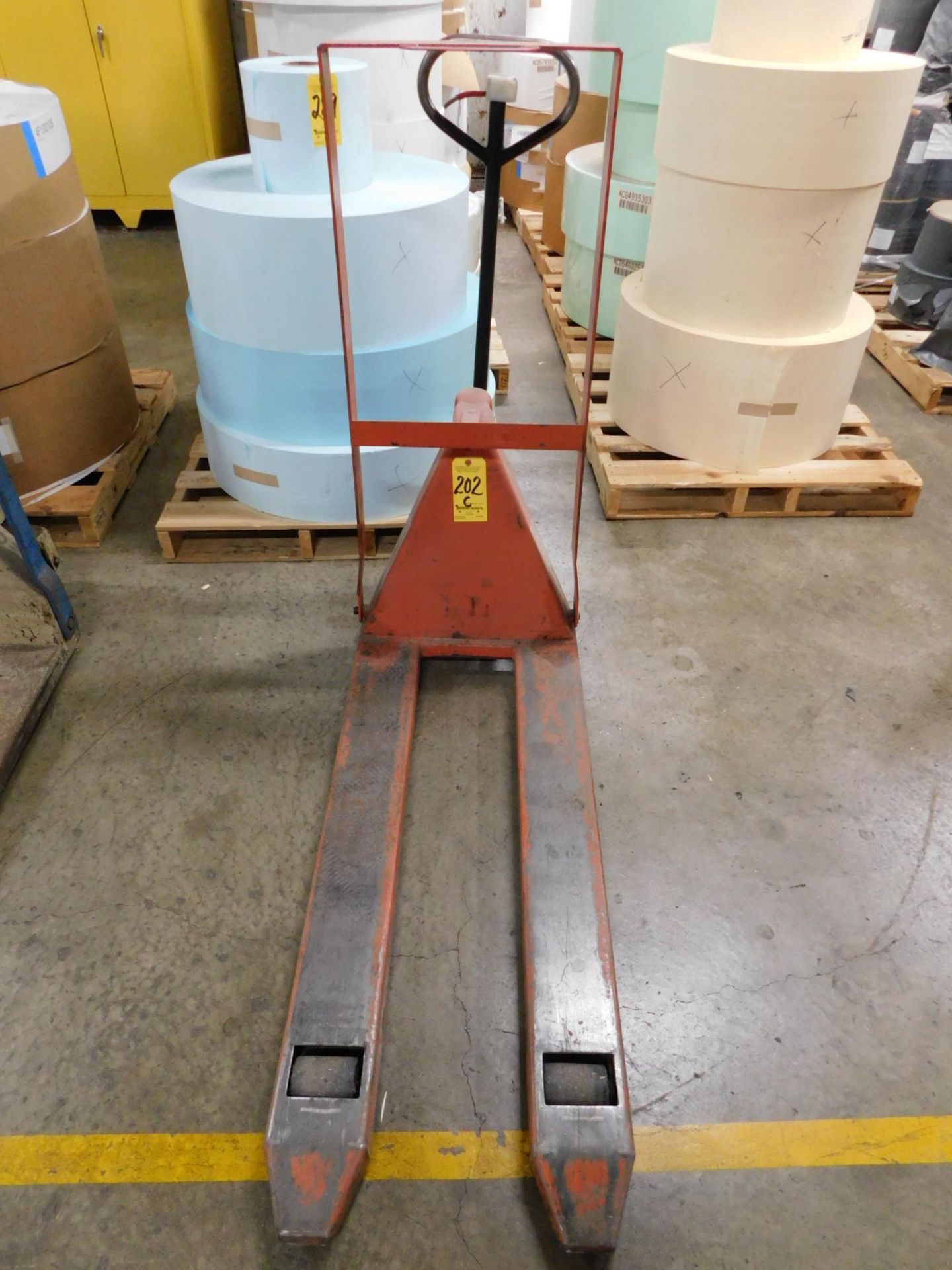 LPM 4,500 Lb. Capacity Pallet Jack with 3 in 1 Guard Adaptor