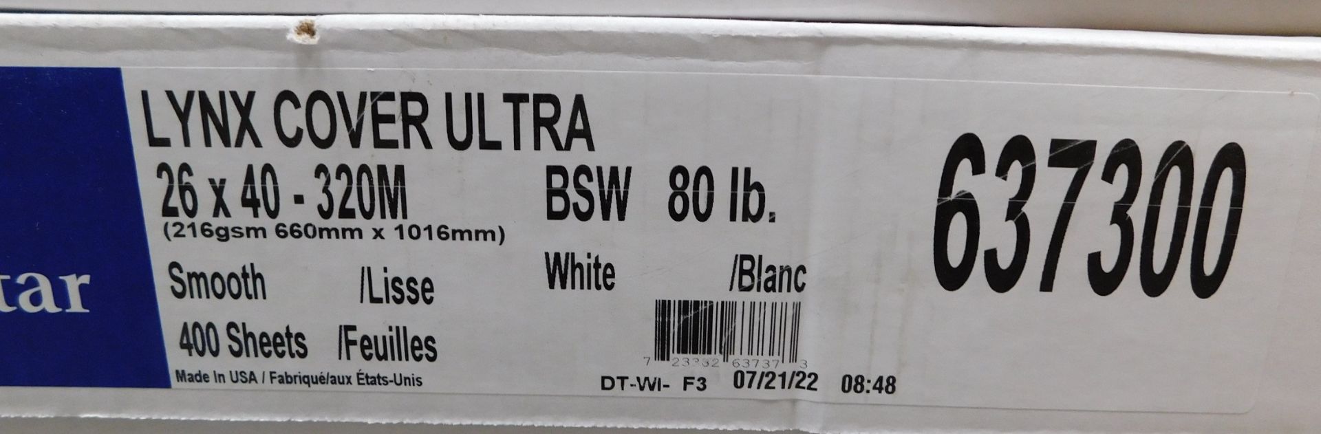 Domtar Lynx Cover Ultra, 80 Lbs., 637300
