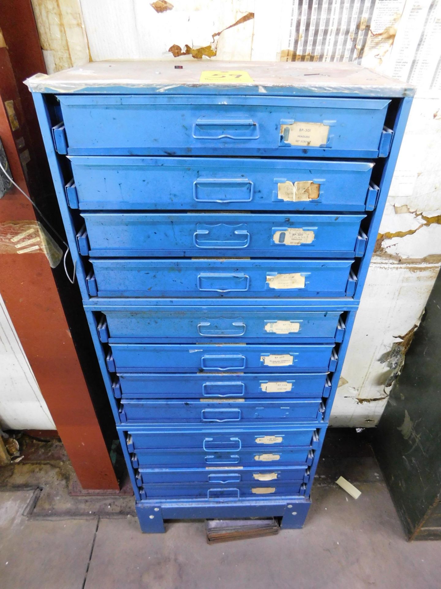 12-Drawer Parts Cabinet