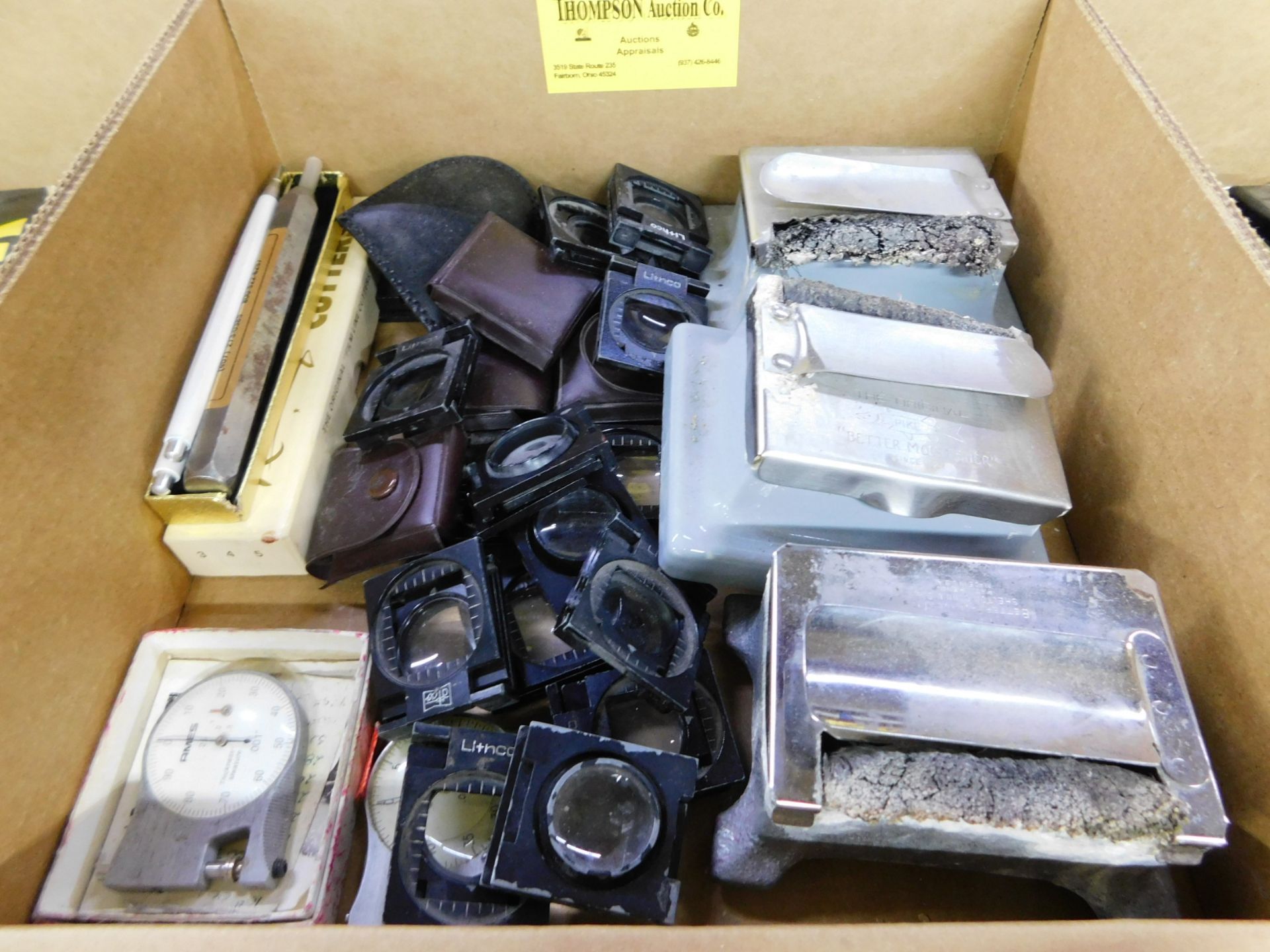 Lithco Magnifiers, Tape Moisteners, Etc.