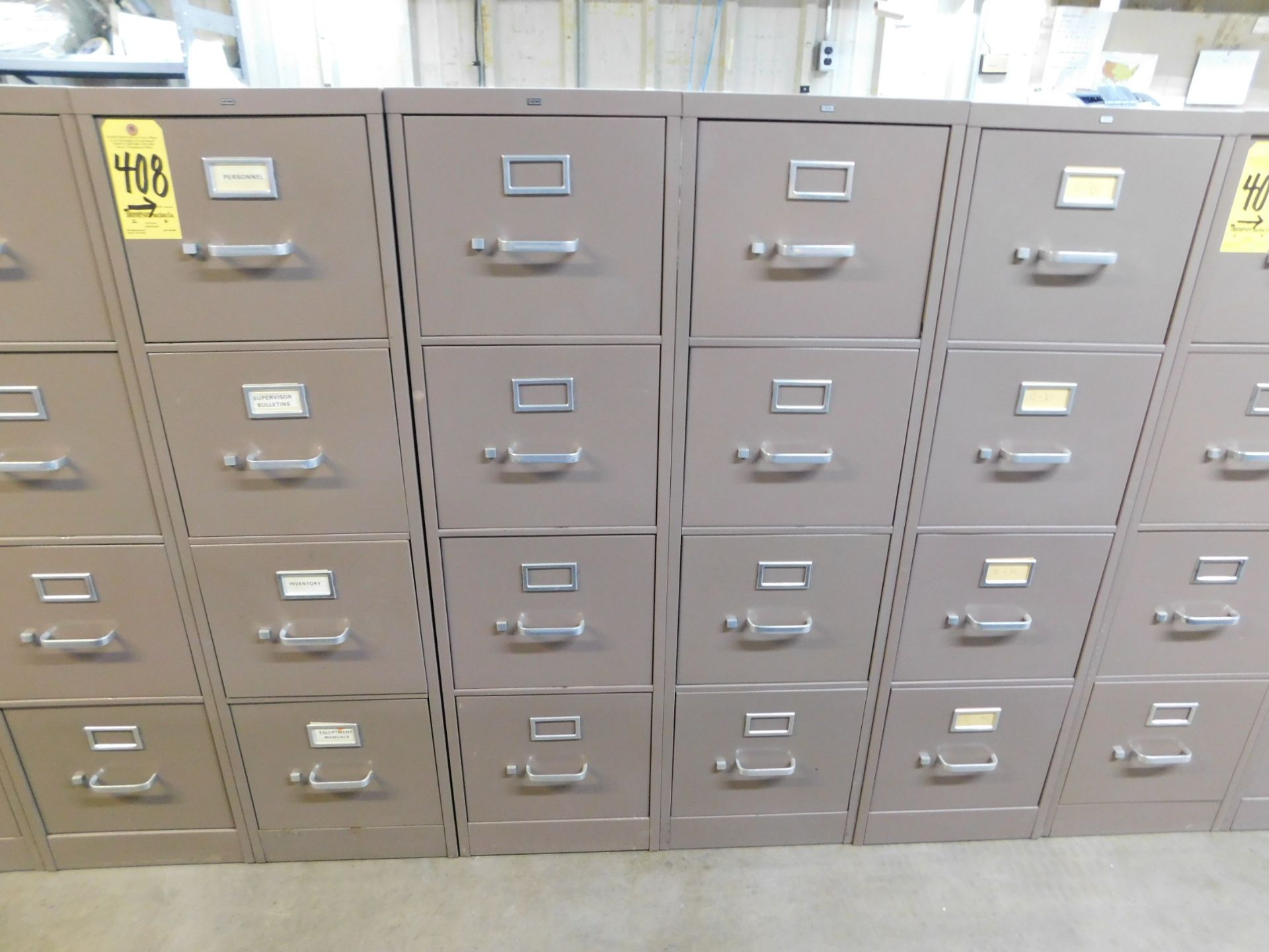 (4) 4-Drawer File Cabinets