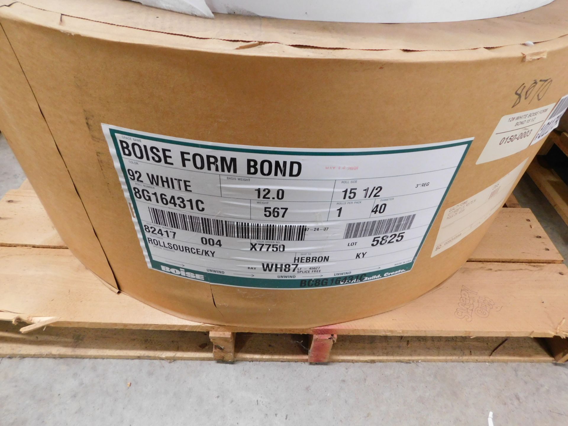 (1) Pixelle Moistrite Form Bond 12.0, 9 1/2" and 12 1/2", New; and (1) Boise Form Bond 12.0, 15 1/ - Image 5 of 6