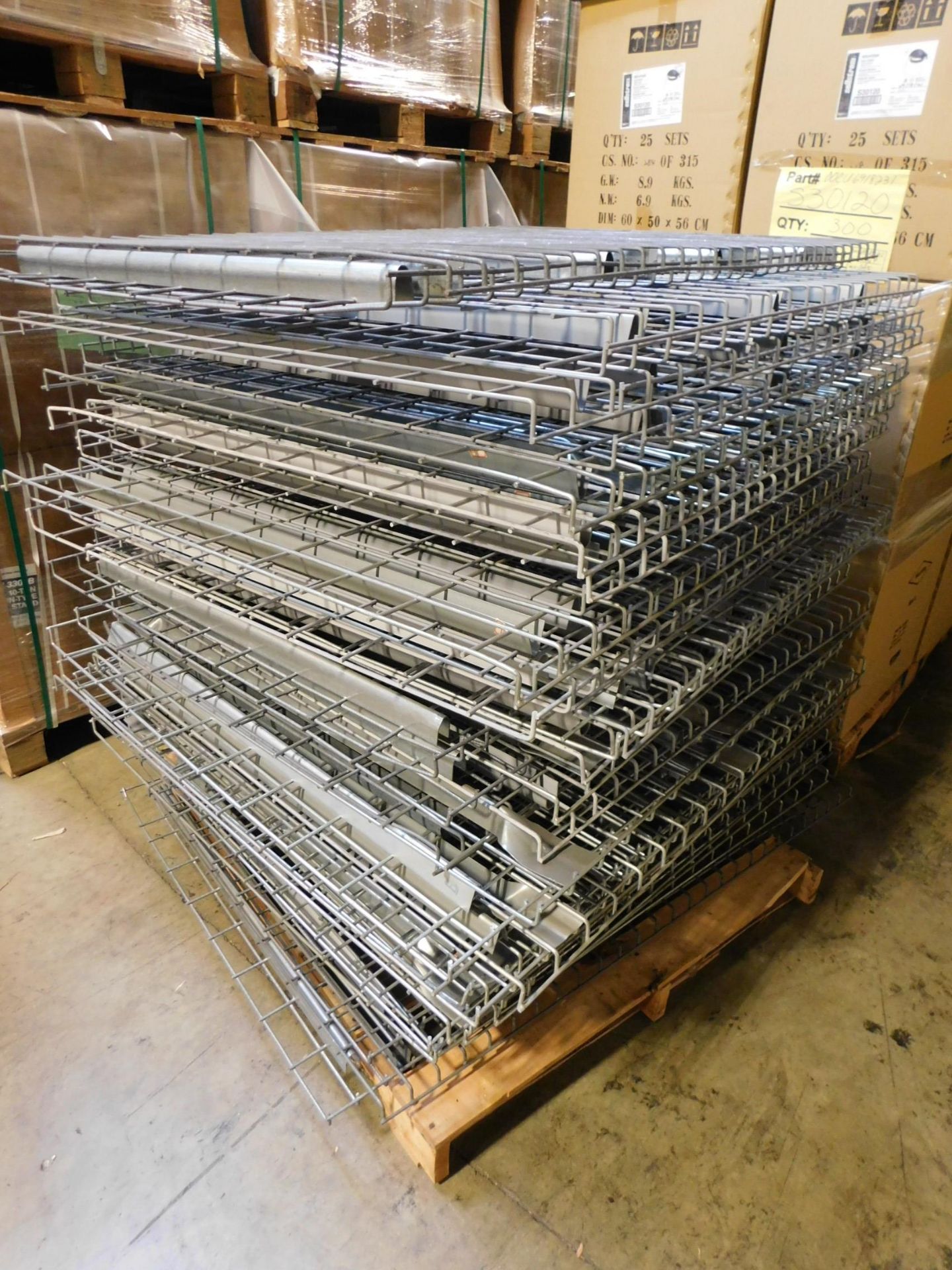 (50) Sections of Dissembled Pallet Racking, Two Shelves, (59) Uprights 3' x 17', (5) Uprights 42" - Image 8 of 12