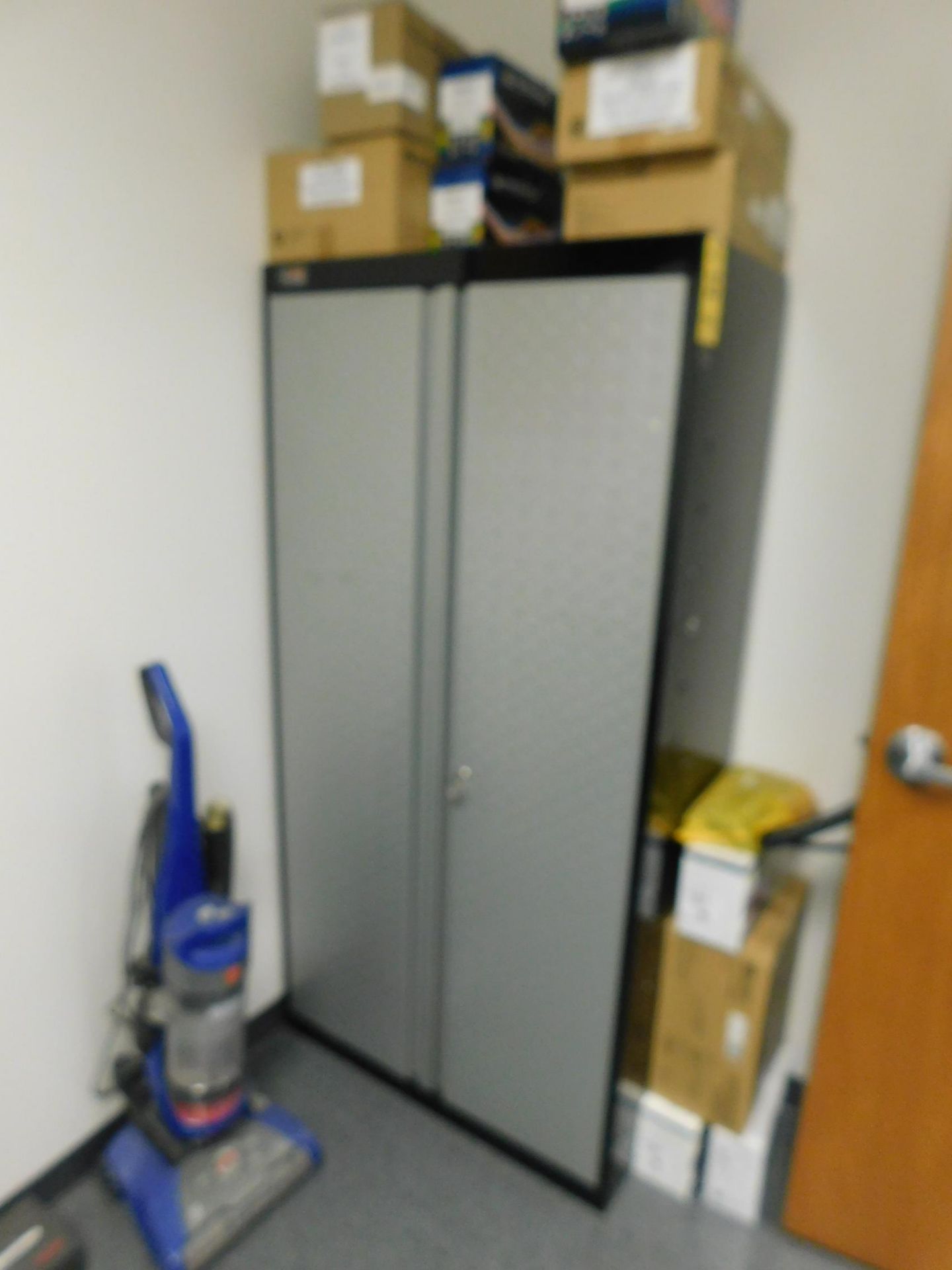 (2) Metal Two Door Cabinets, 3' x 6'