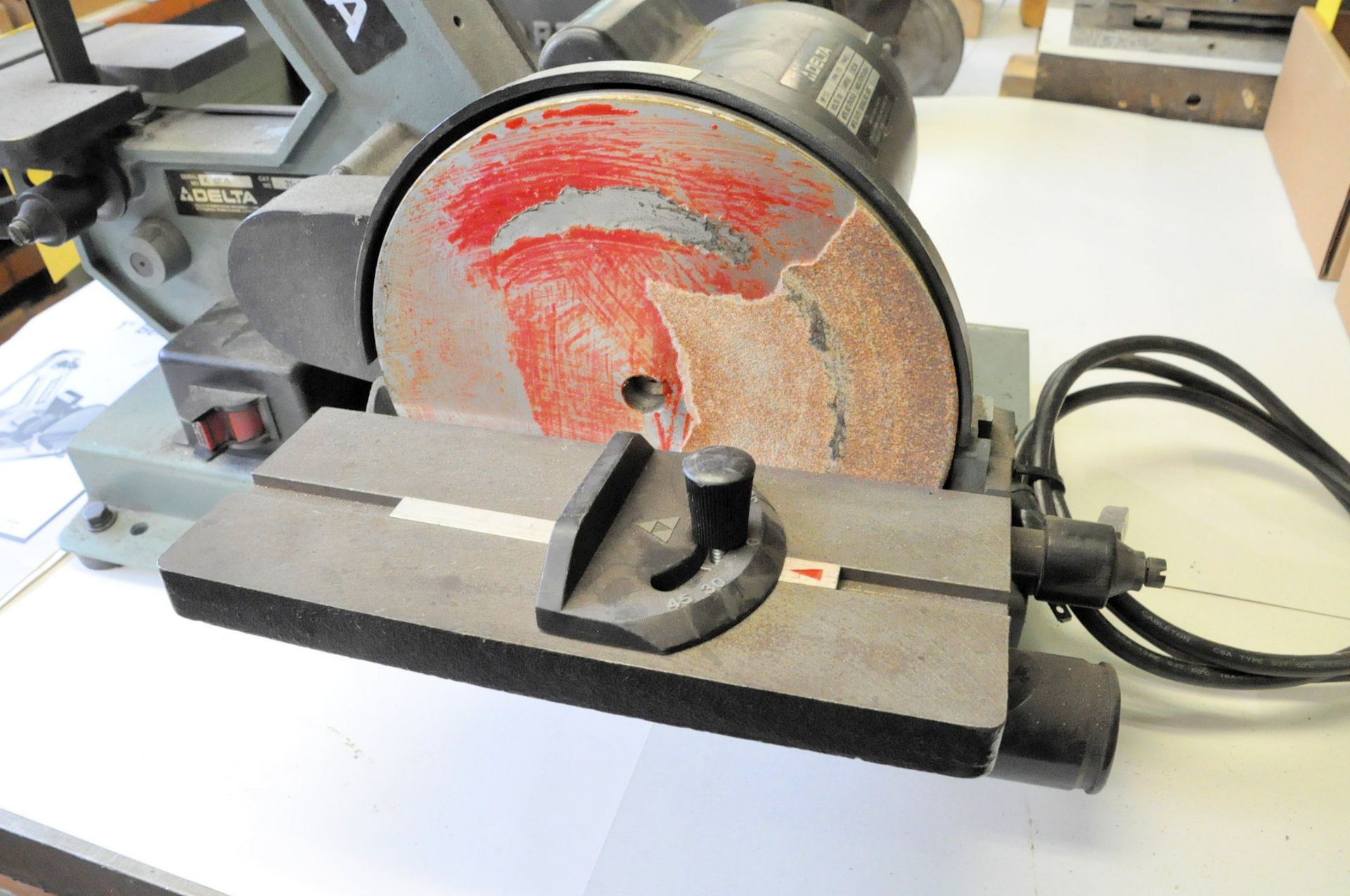 Delta Model 31340 Benchtop Combination 1" Belt/8" Disc Sander, S/N