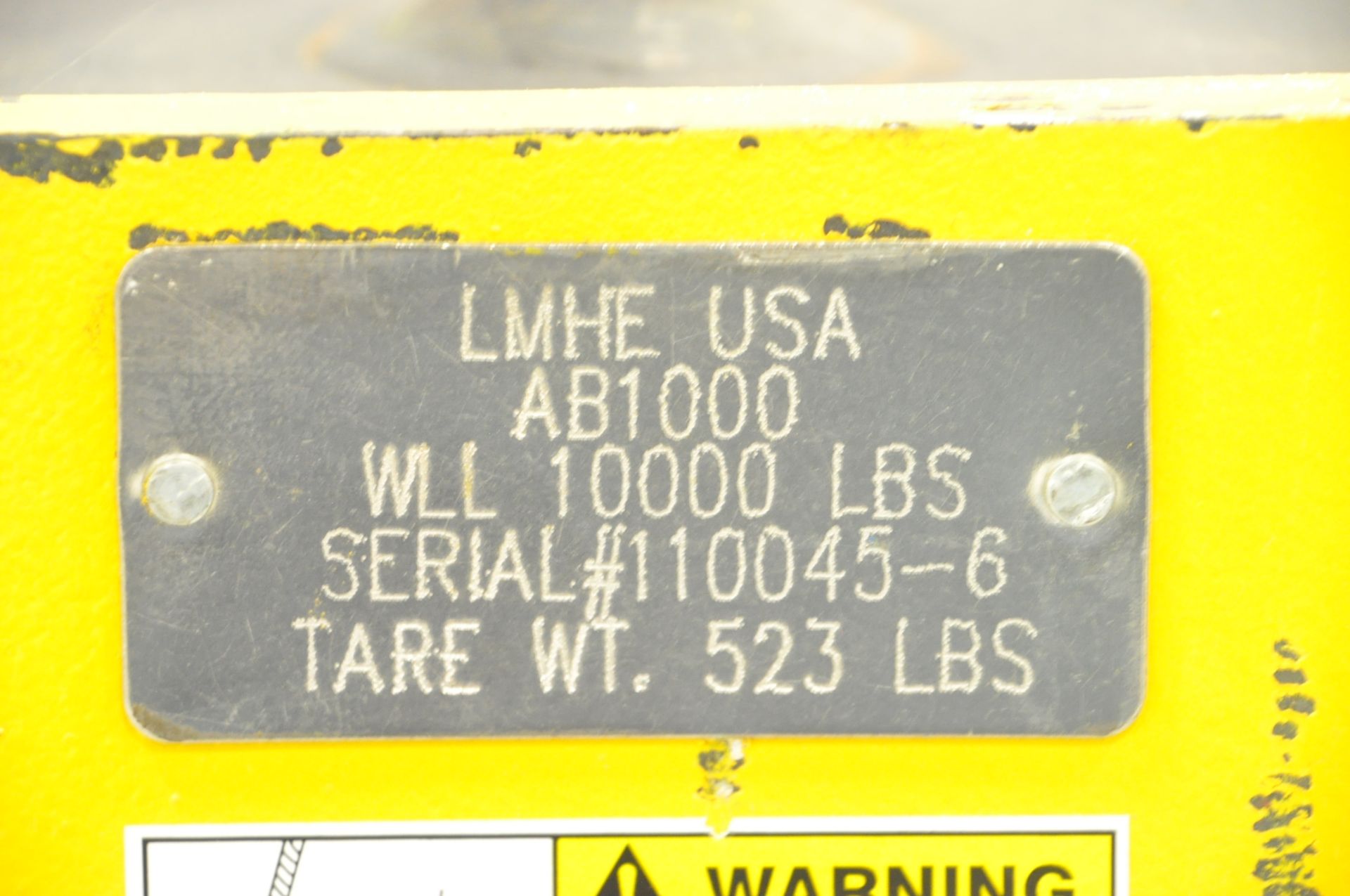 Letellier 10,000-Lbs. x 10' Overhead Crane Spreader Bar, S/n N/a, with Steel Work Horse Stands - Image 5 of 5