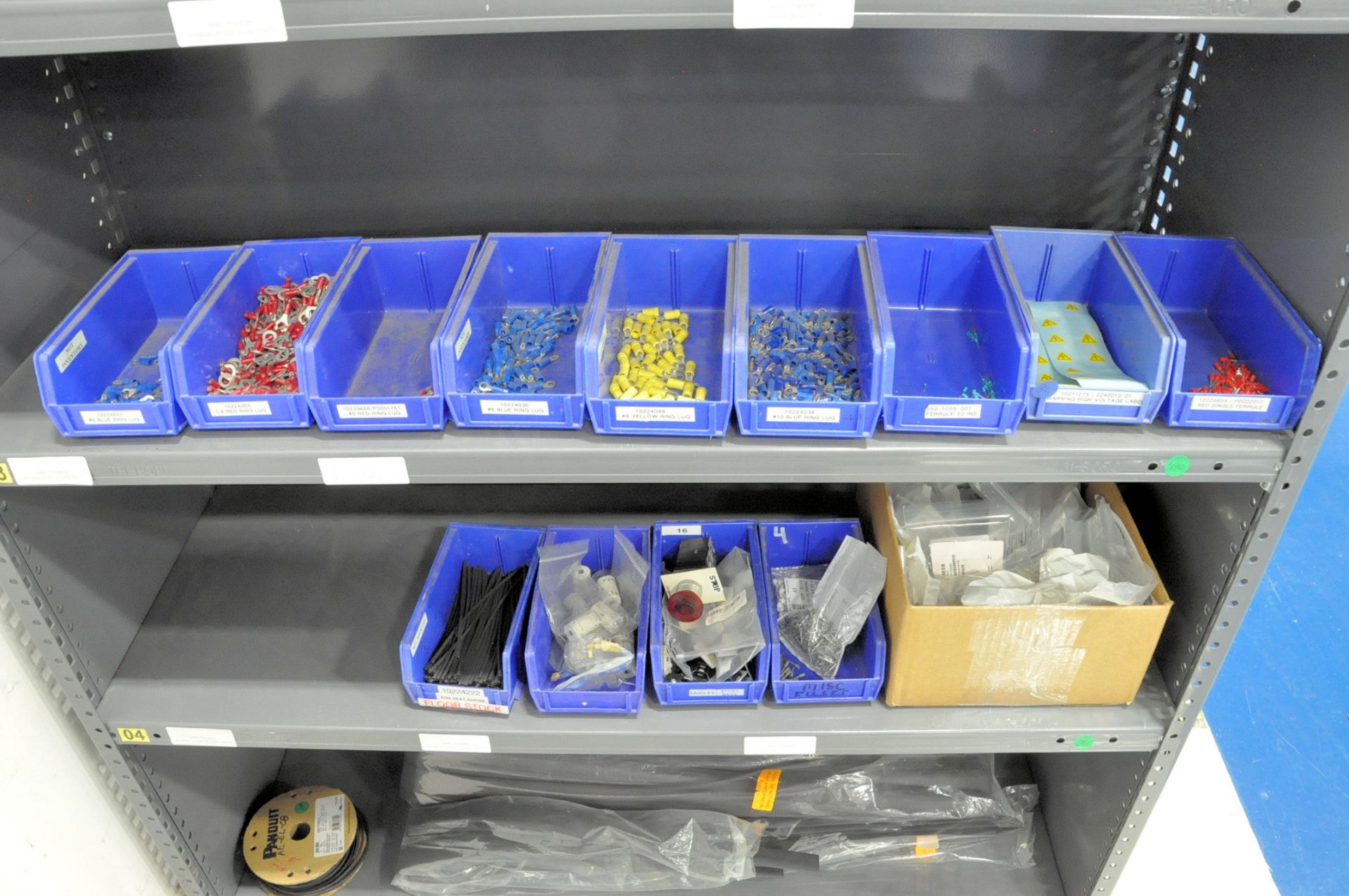 Lot-Farrells, Shrink Tubing, etc. in (1) Section, (Shelving Not Included) - Image 4 of 5