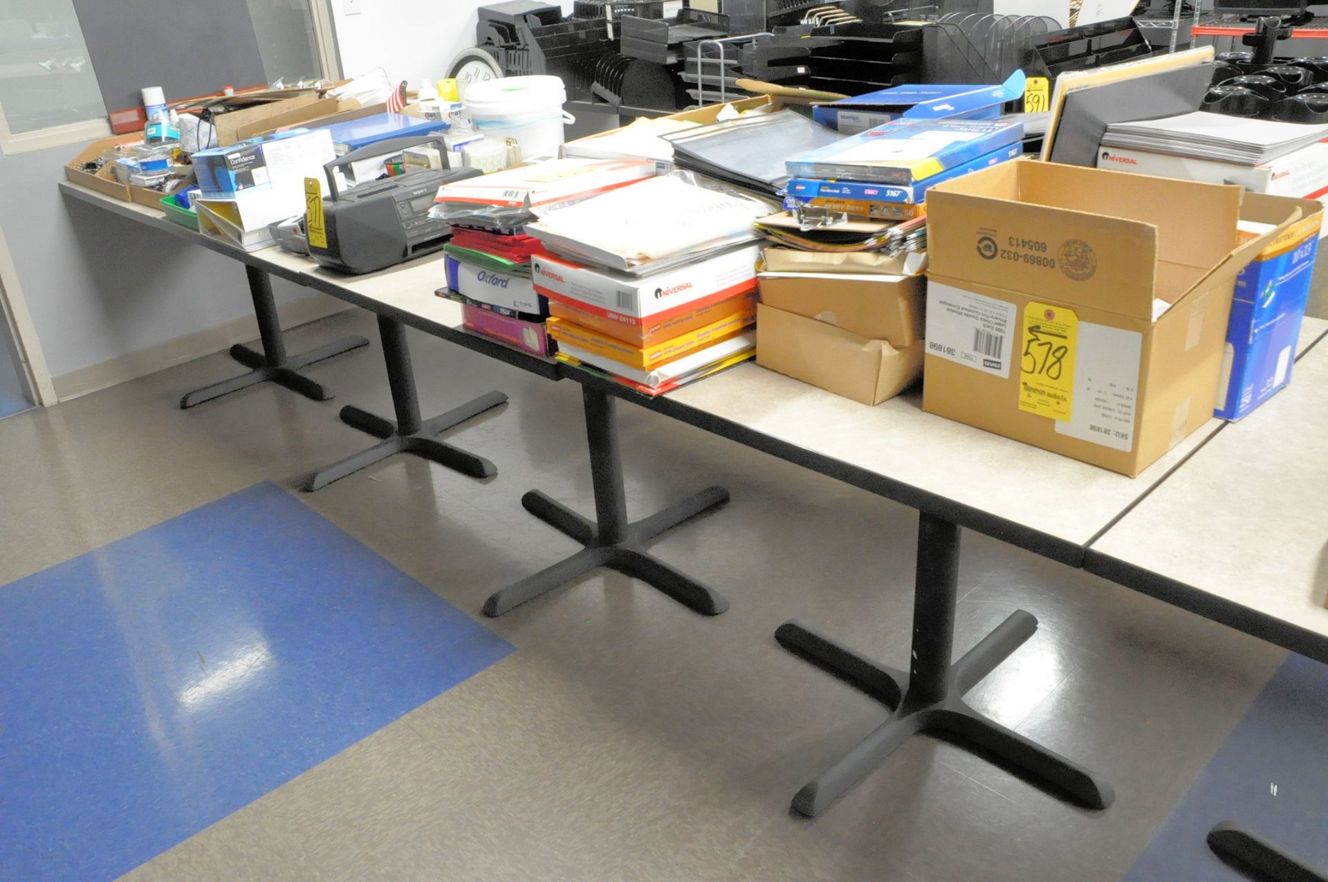 Lot-(7) Tables, (Contents Not Included), (Not to Be Removed Until Empty) - Image 2 of 2