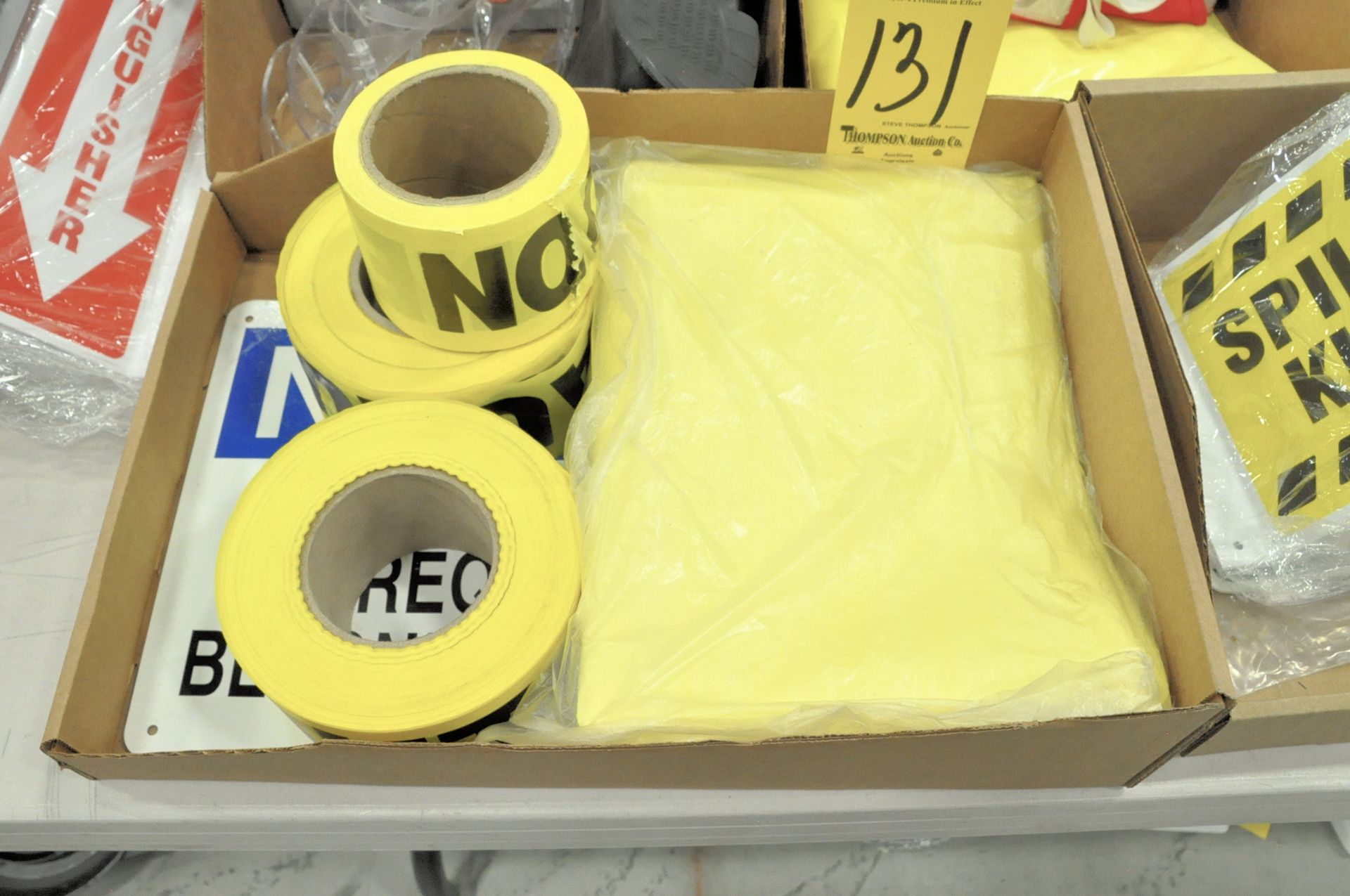 Lot-Caution Tapes, Ear Plugs, Fire Extinguisher Signs, Safety Vests, Safety Glasses, Safety Signs, - Image 5 of 5