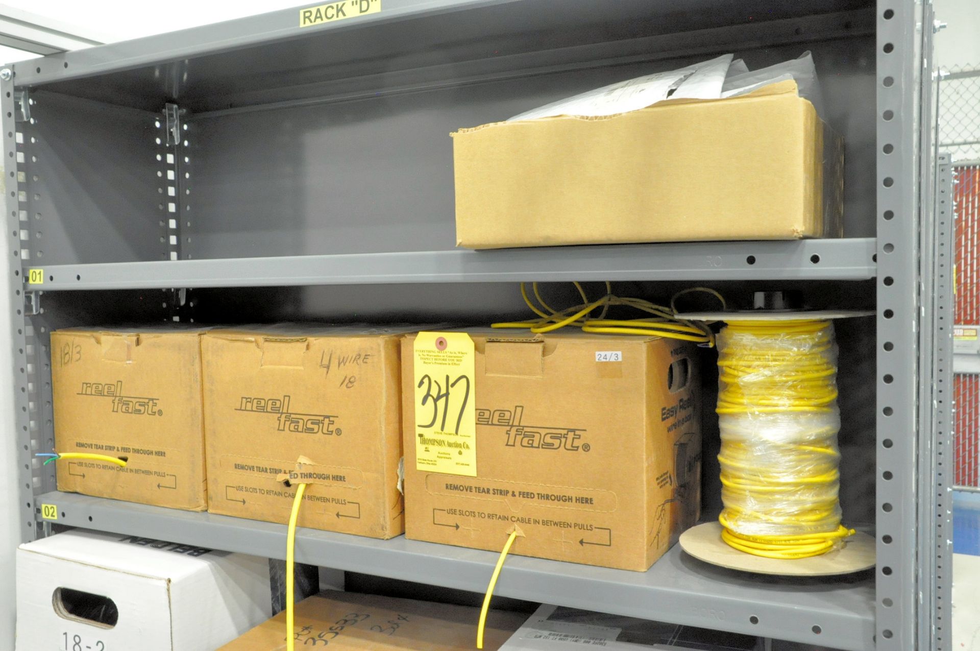 Lot-Communication Cables in (1) Section, (Shelving Not Included) - Image 2 of 3