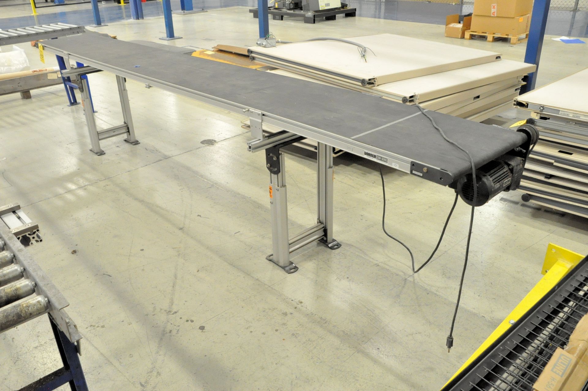 Bodine Pacesetter 18"W x 150" Long Motorized Belt Conveyor