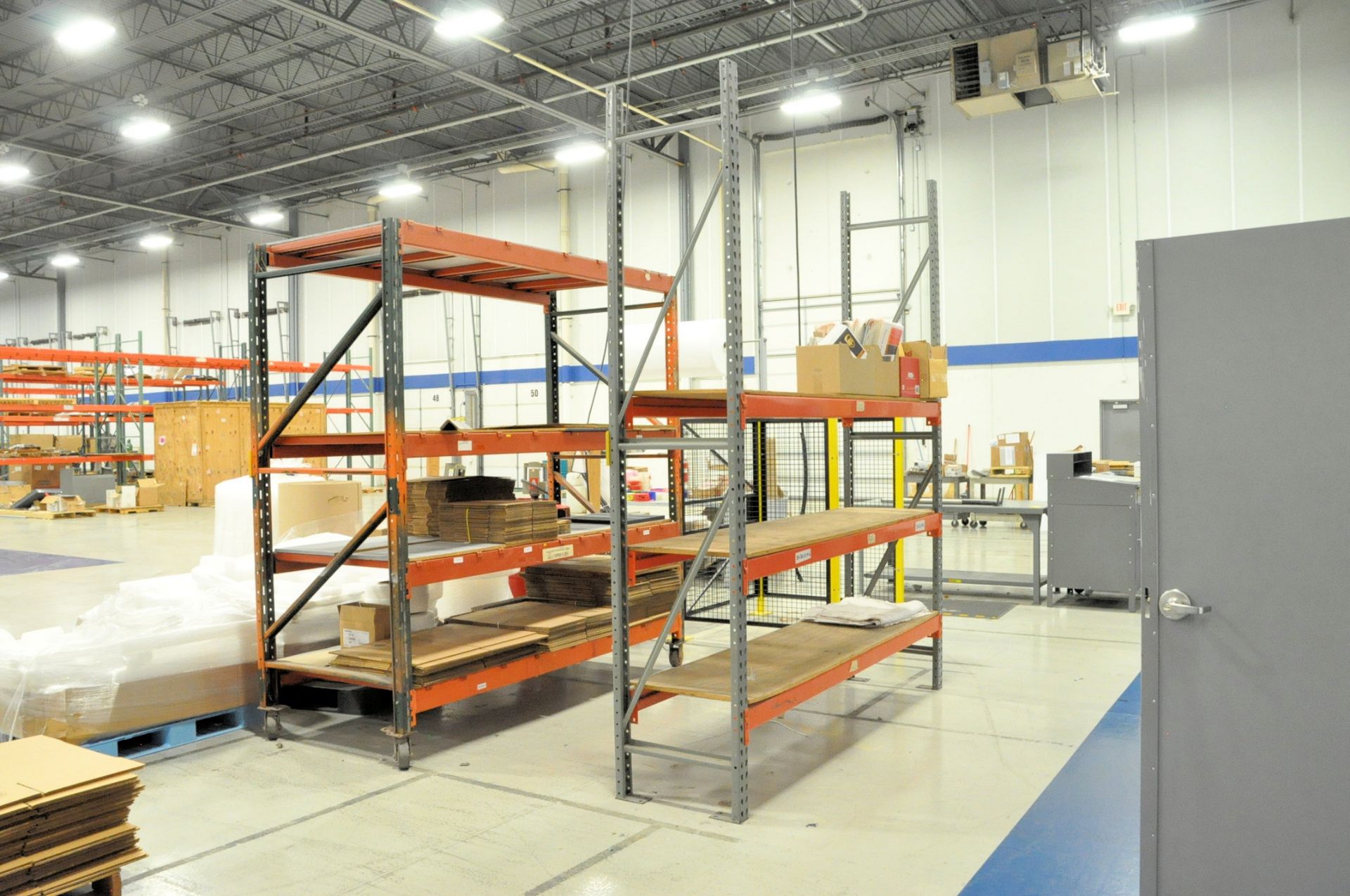 Lot-(1) Section 96"W x 102"H x 42"D Portable Pallet Racking and (1) Section 96"W x 120"H x 24"D - Image 2 of 3