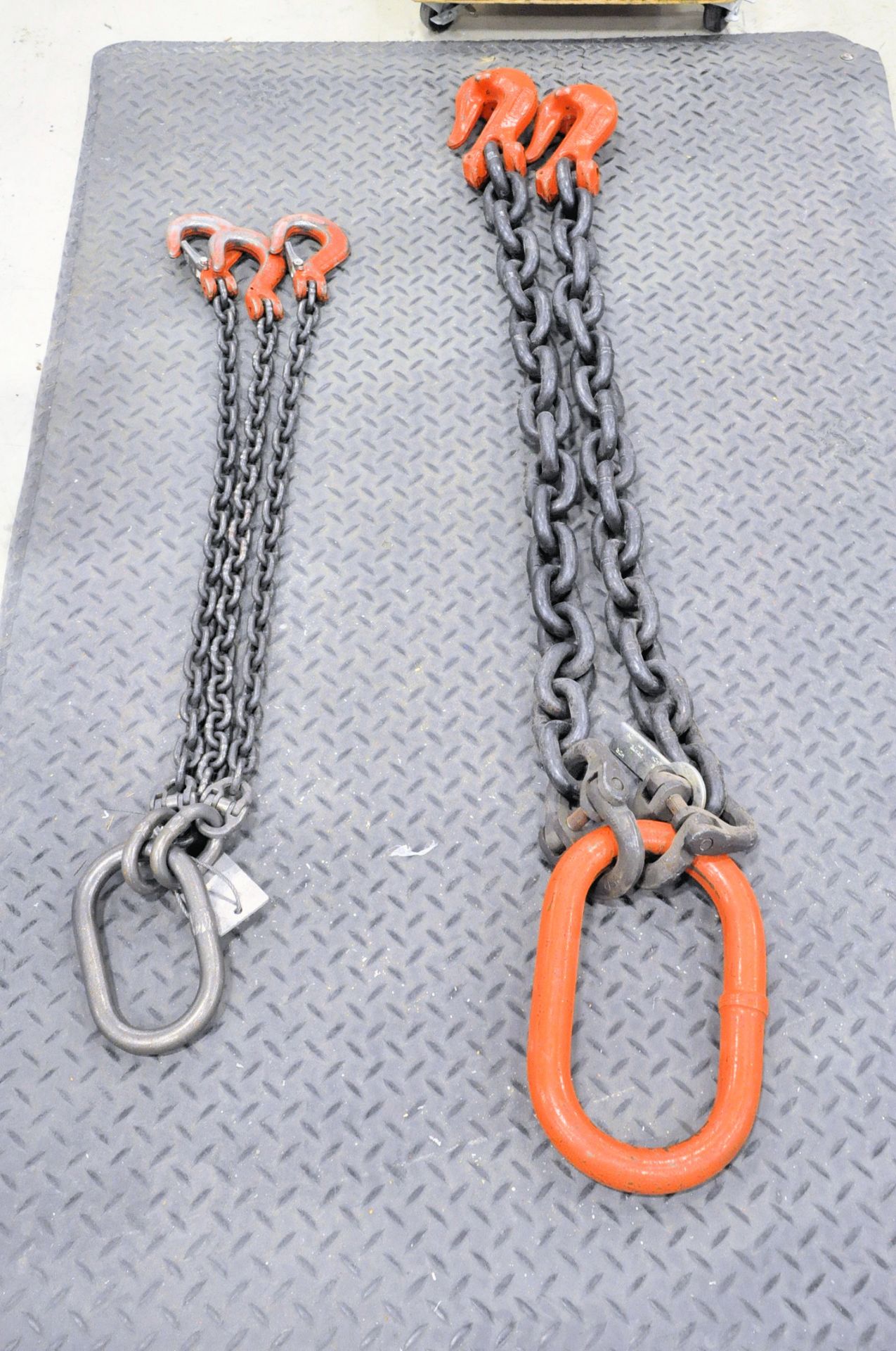 Lot-(2) 3/8" Link x 10' Long 2-Hook Chain Slings with Chokers and Cert Tags, with (1) 5/8" Link x 3' - Image 8 of 12