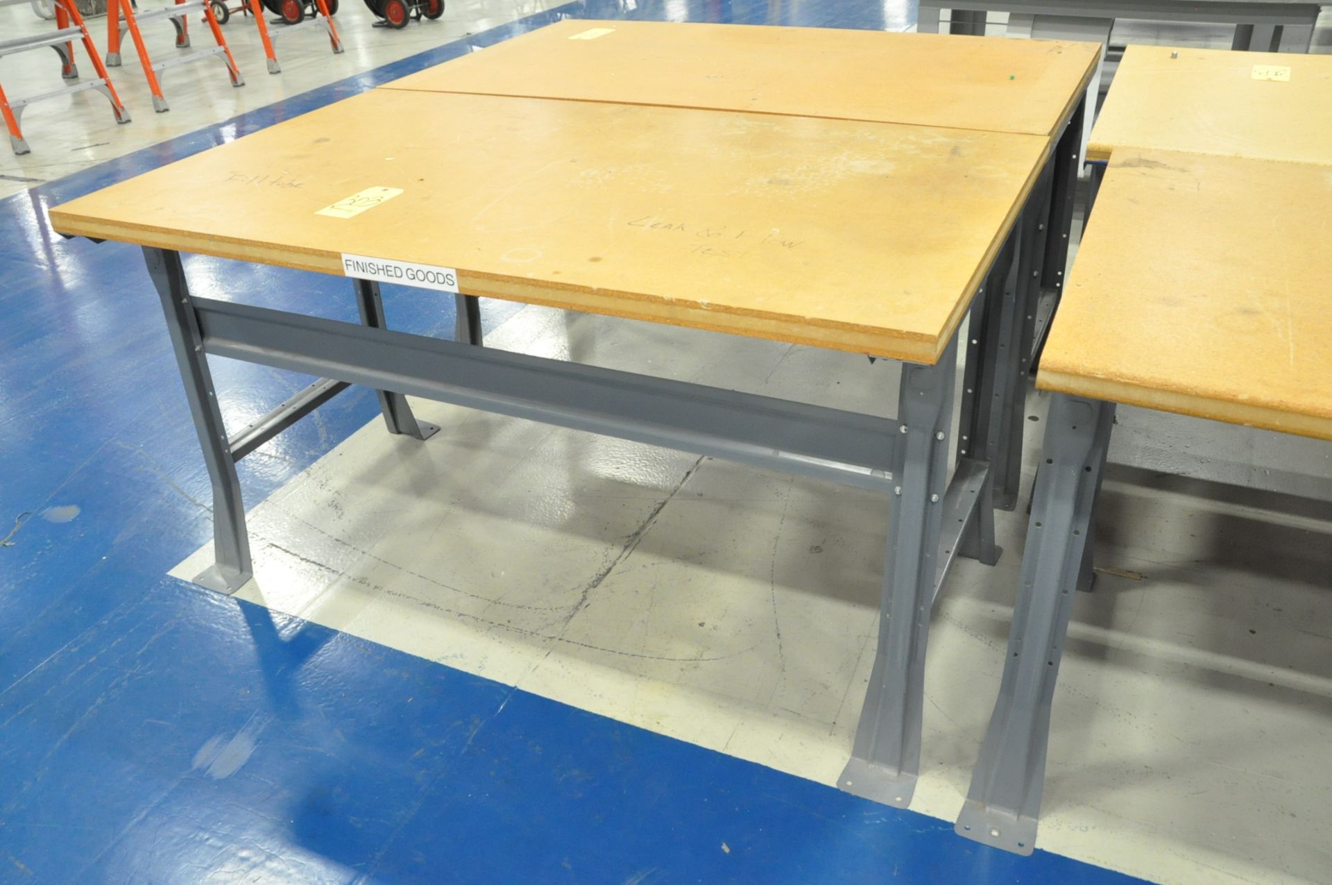 Lot-(6) Various Wood/Composite Top Work Benches - Image 6 of 6