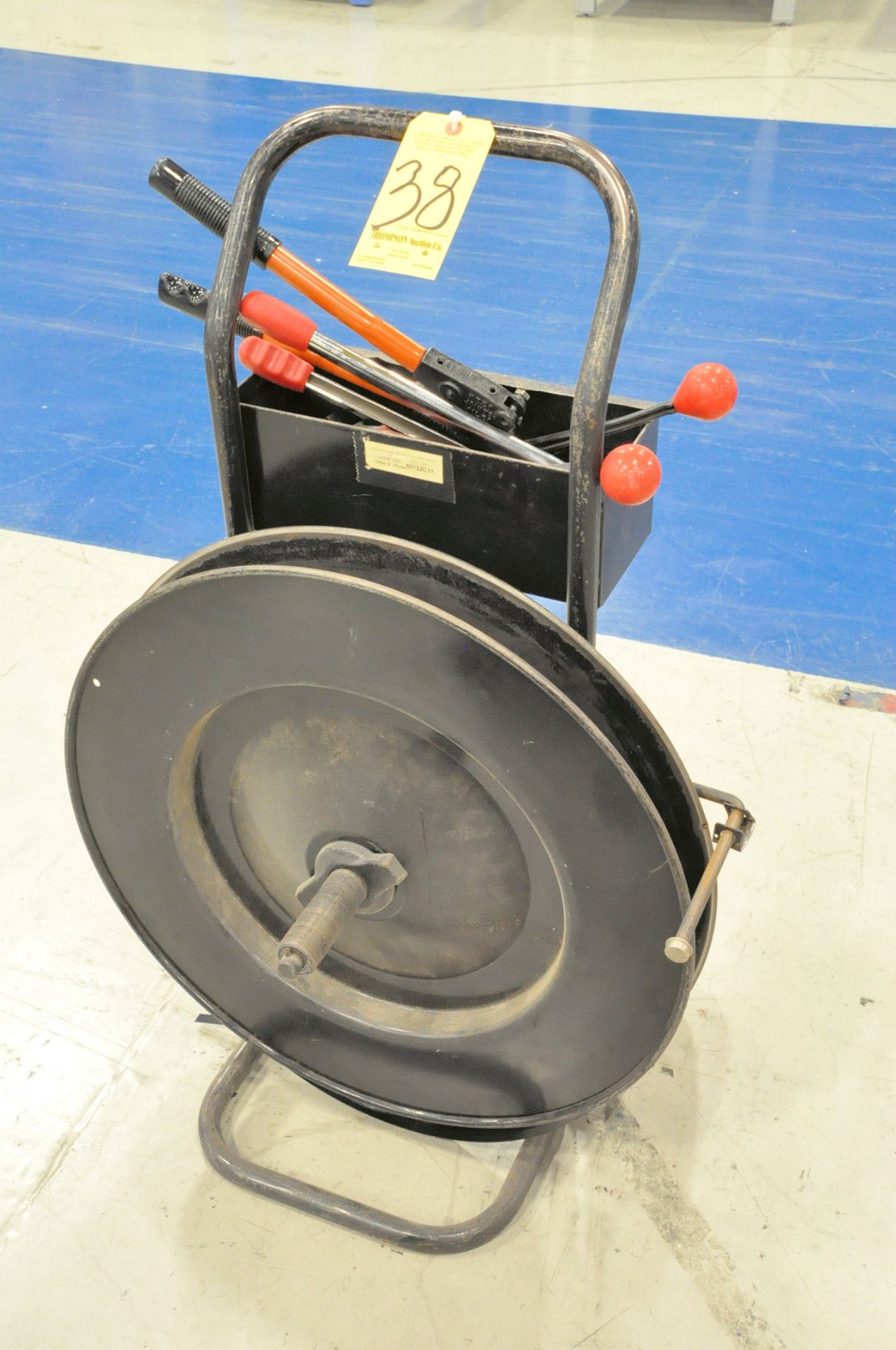 Steel Banding Cart with 1/2" Steel Banding, Tools and Clips