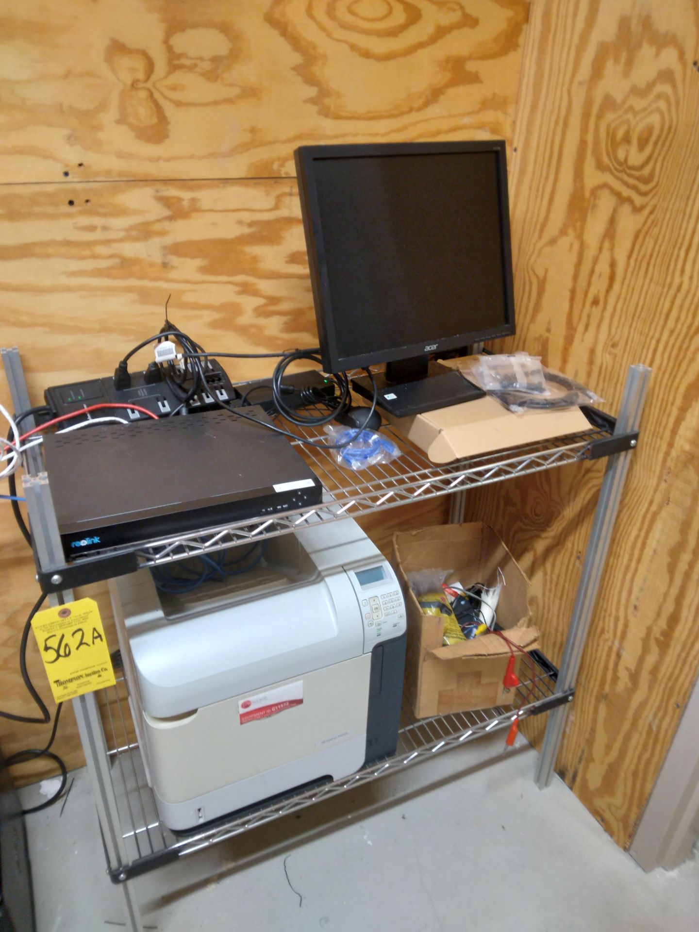 Lot, Misc. IT Components,Including,PC's,Laser Jet P4015n Printer,Cables, NSF, NO HP SERVERS INCLUDED