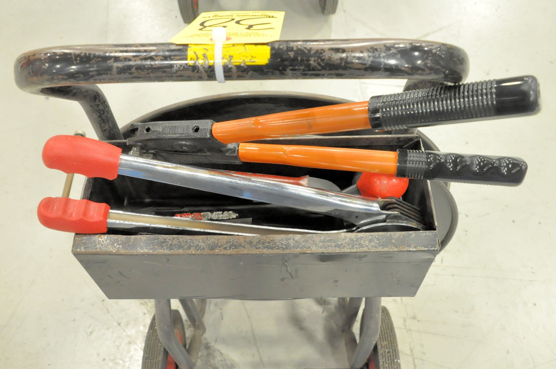 Steel Banding Cart with 1/2" Steel Banding, Tools and Clips - Image 3 of 3