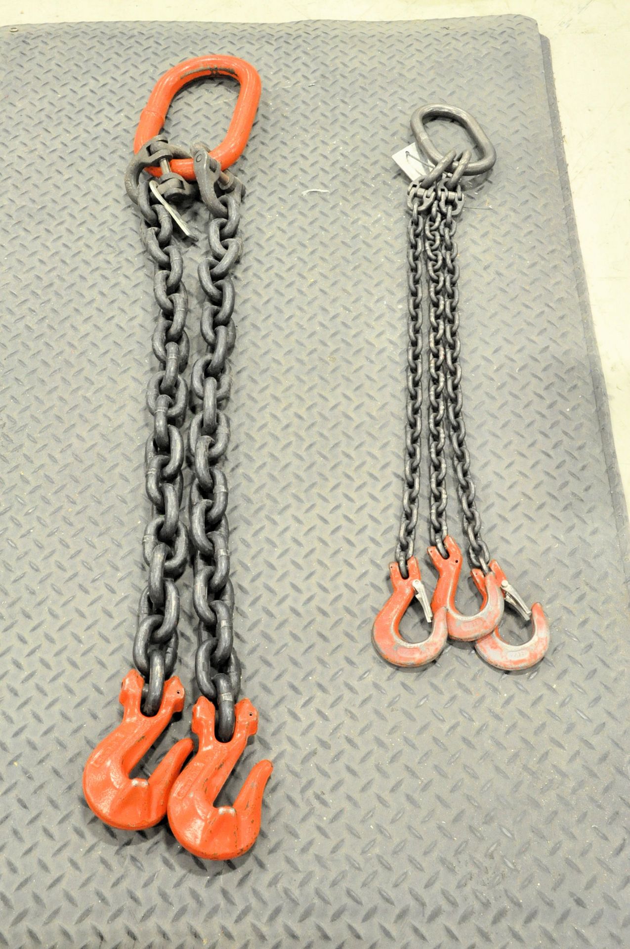 Lot-(2) 3/8" Link x 10' Long 2-Hook Chain Slings with Chokers and Cert Tags, with (1) 5/8" Link x 3' - Image 9 of 12