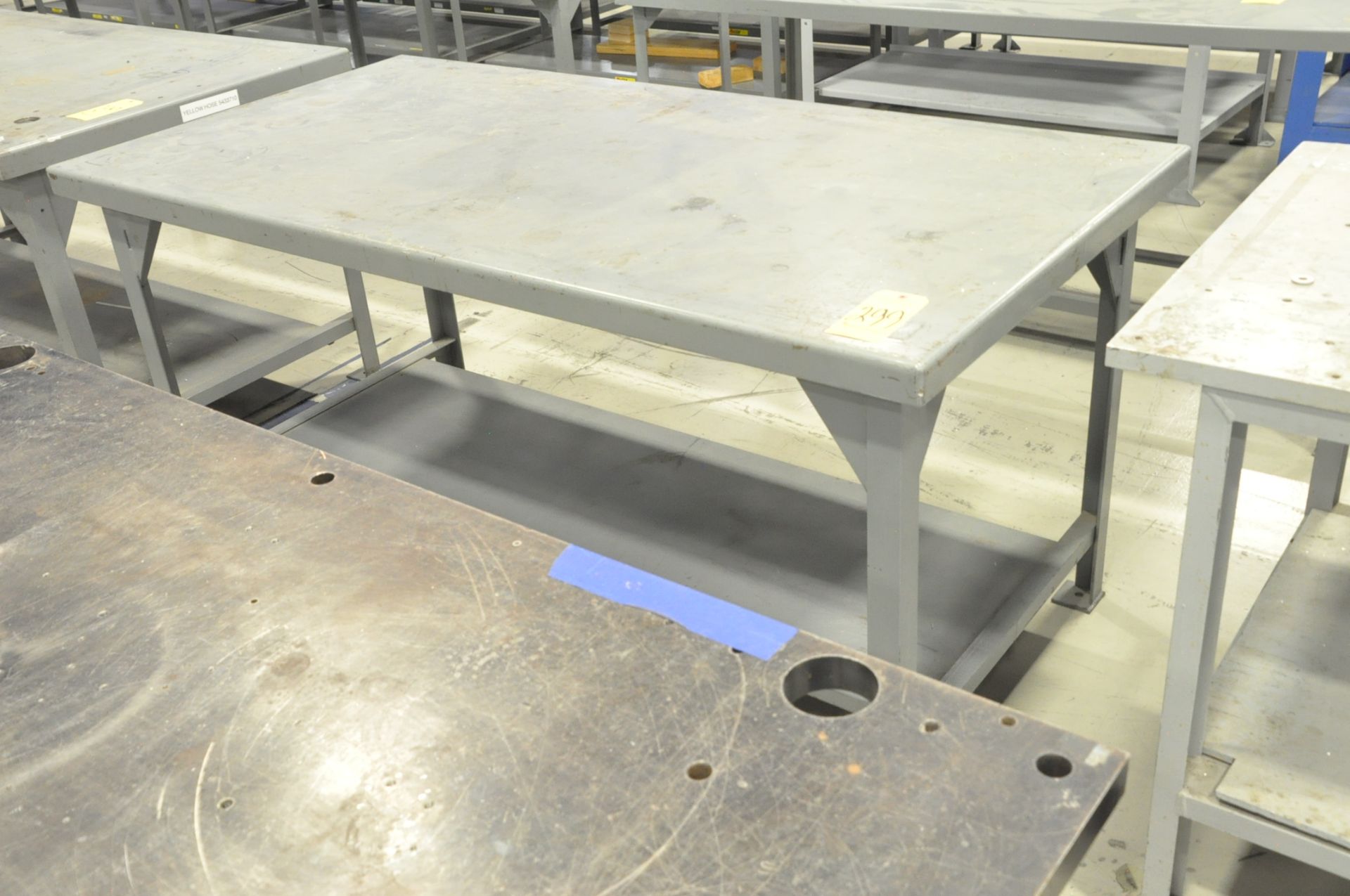 Lot-(6) Standard Steel Work Benches - Image 6 of 6