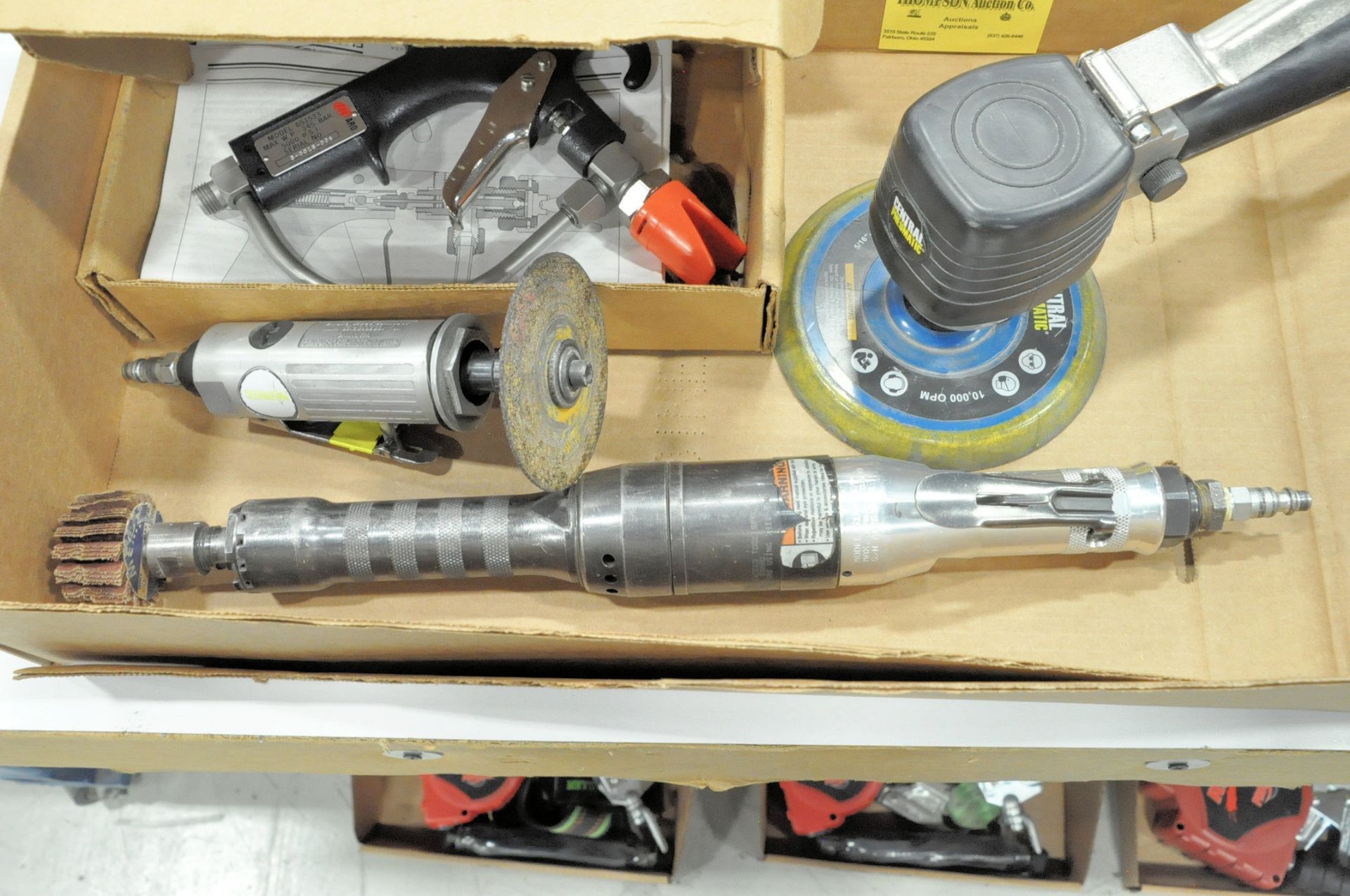 Lot-(2) Various Pneumatic Straight Die Grinders, (1) Orbital Sander and (1) Ingersoll-Rand Airless - Image 2 of 2