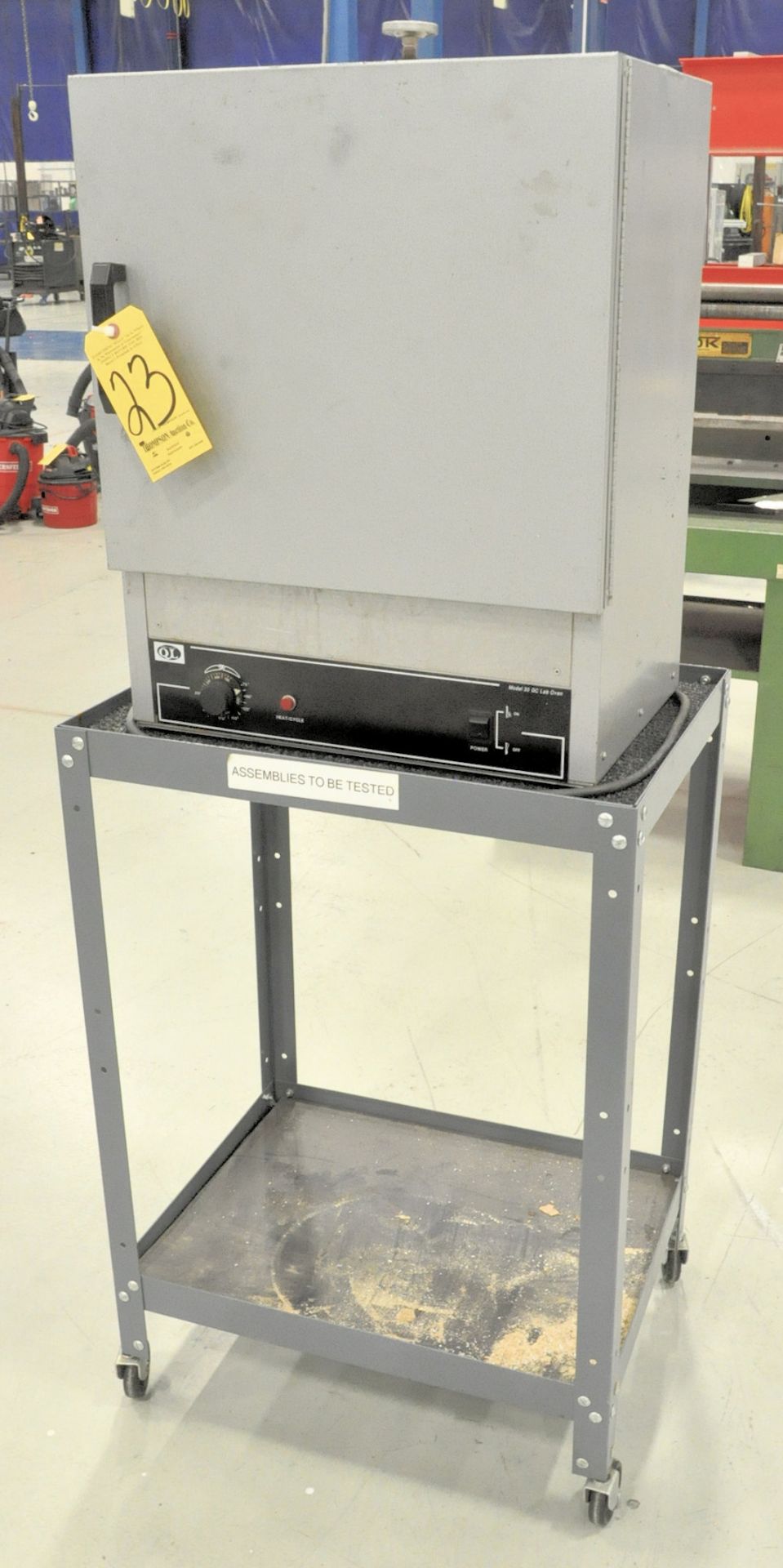 Quincy Lab Model 30 GC, Approximately 450-Degree Fahrenheit Single Door Bench Top Lab Oven, S/n G3-