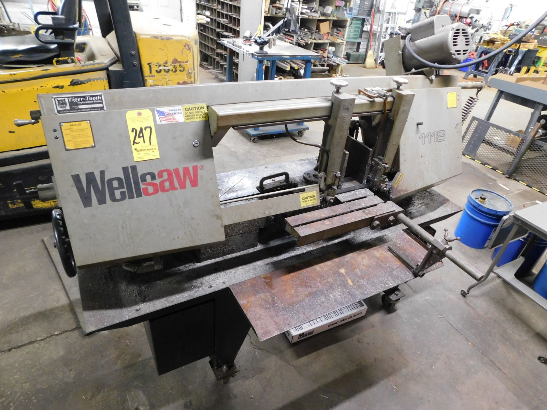 Wellsaw 1118 13"X18" Horizontal Bandsaw, s/n 3447 - Image 2 of 7