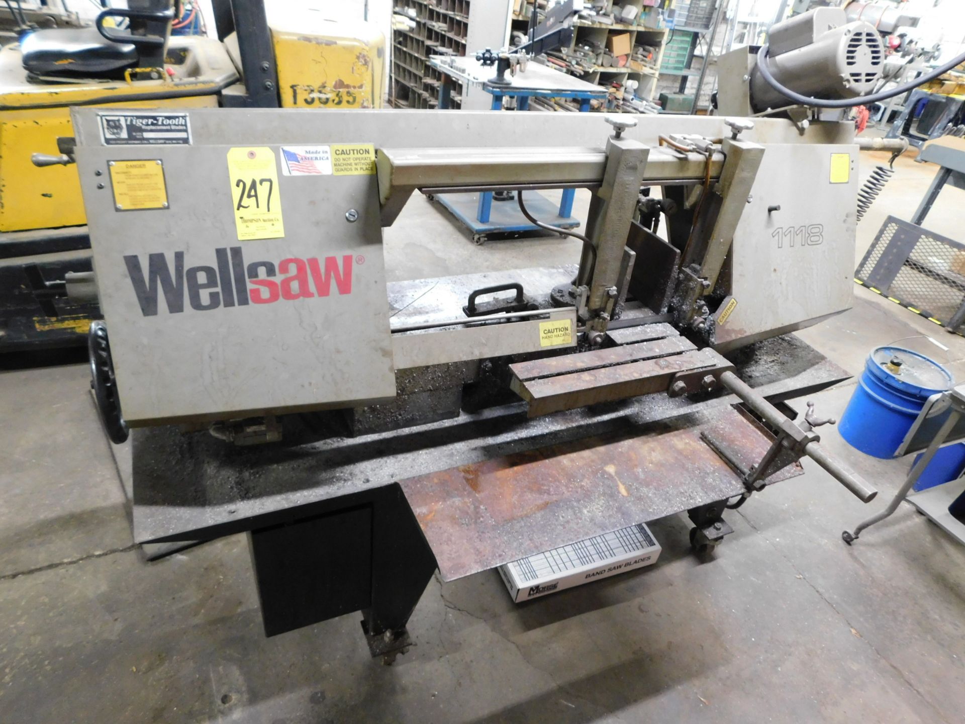 Wellsaw 1118 13"X18" Horizontal Bandsaw, s/n 3447