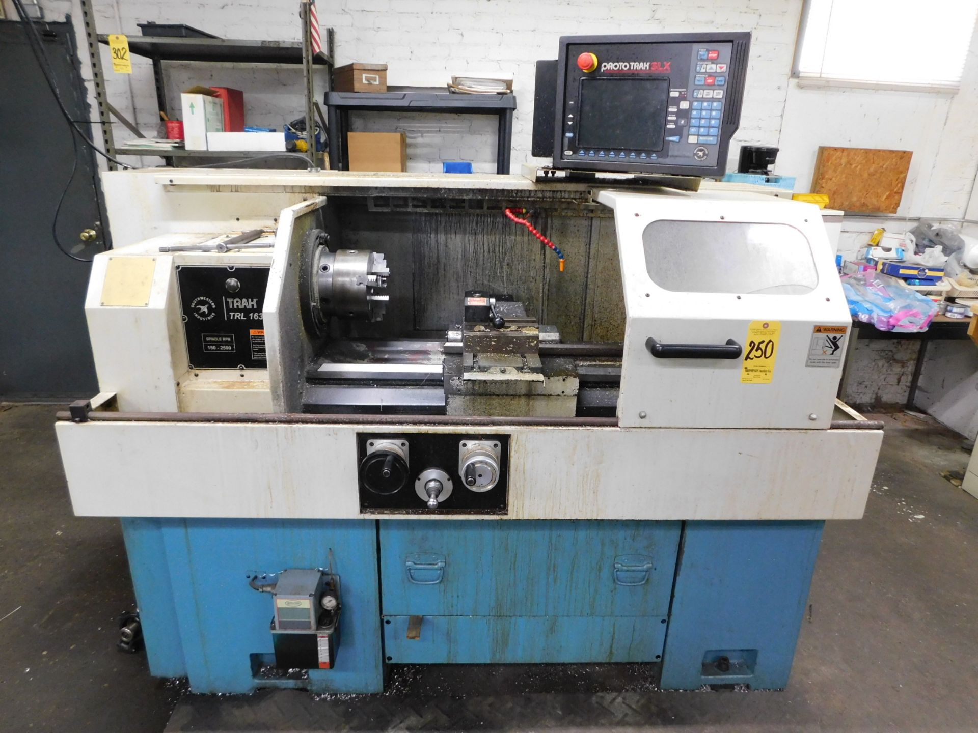 SWI TYRAK TRL 1630SX Toolroom Lathe w/Proto Trak SLX CNC Control, 16X30" capacity, 15-2500RPM,2. - Image 2 of 15