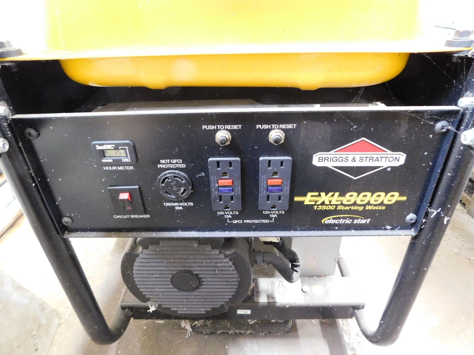 Briggs & Stratton EXL 8000 Electric Start Generator w/Electrical cords - Image 4 of 4