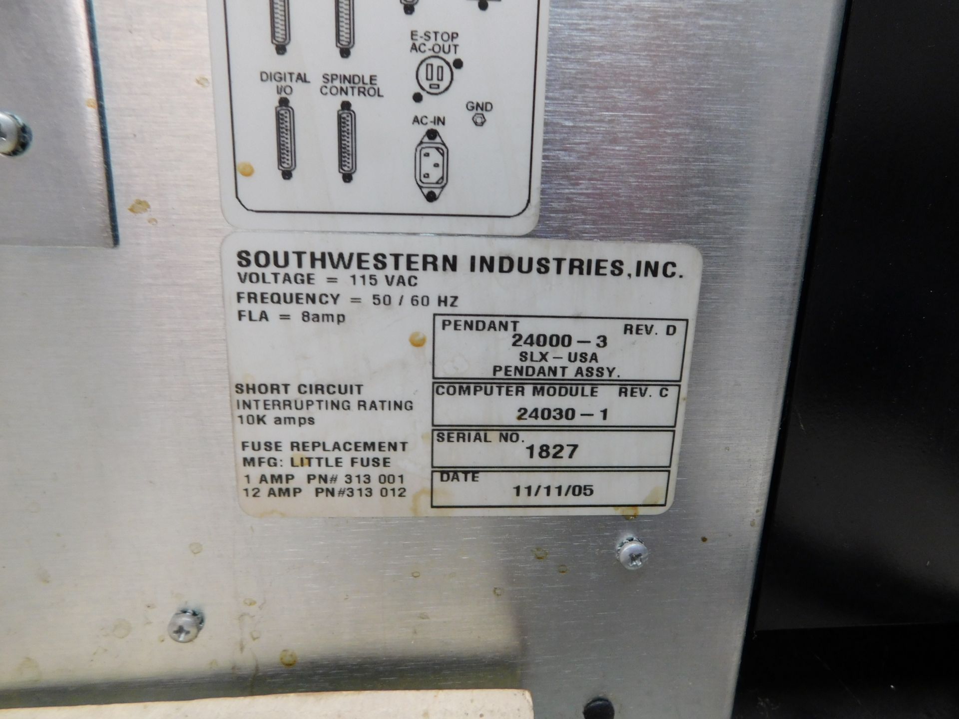 SWI TYRAK TRL 1630SX Toolroom Lathe w/Proto Trak SLX CNC Control, 16X30" capacity, 15-2500RPM,2. - Image 15 of 15