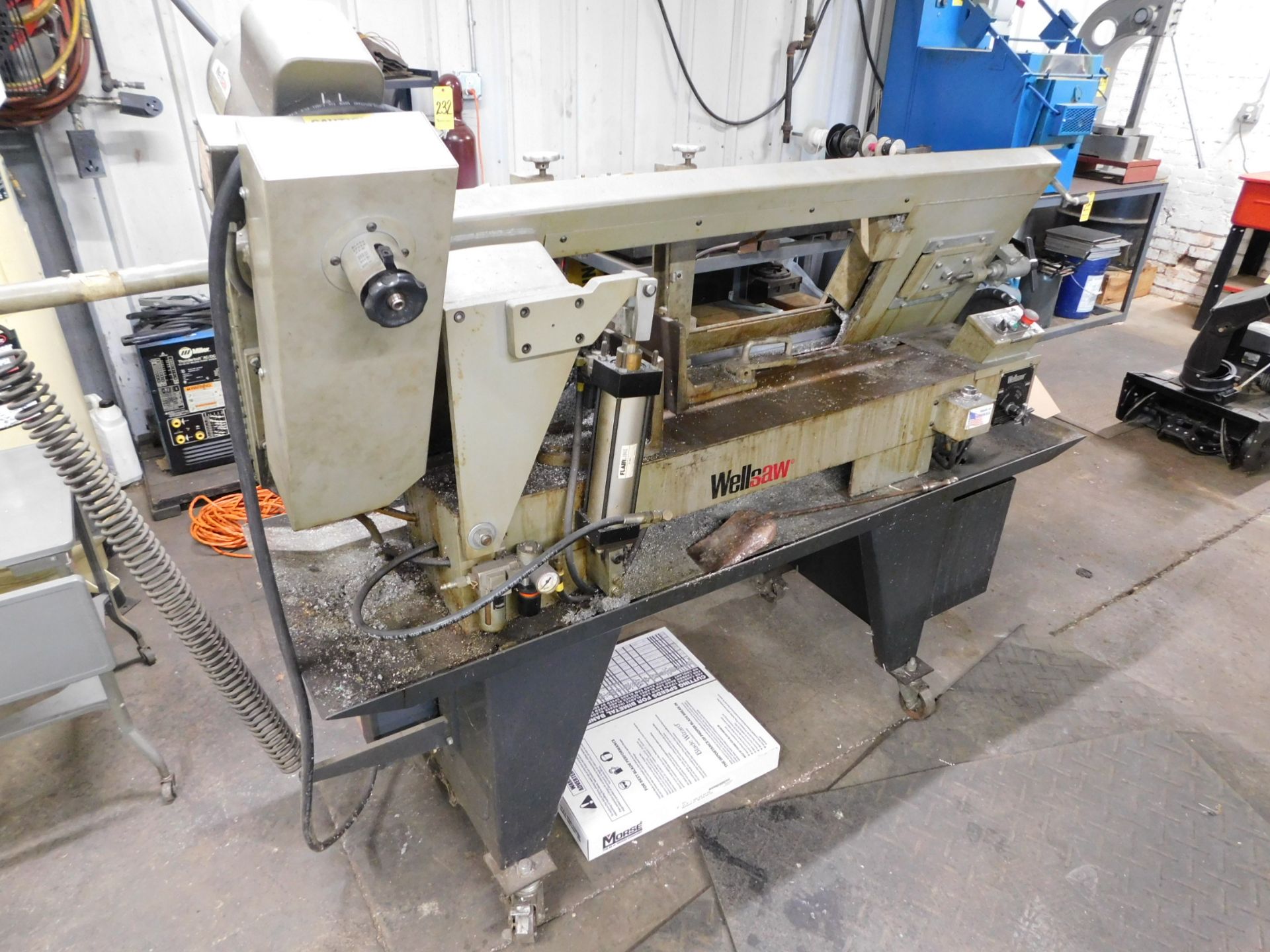 Wellsaw 1118 13"X18" Horizontal Bandsaw, s/n 3447 - Image 6 of 7