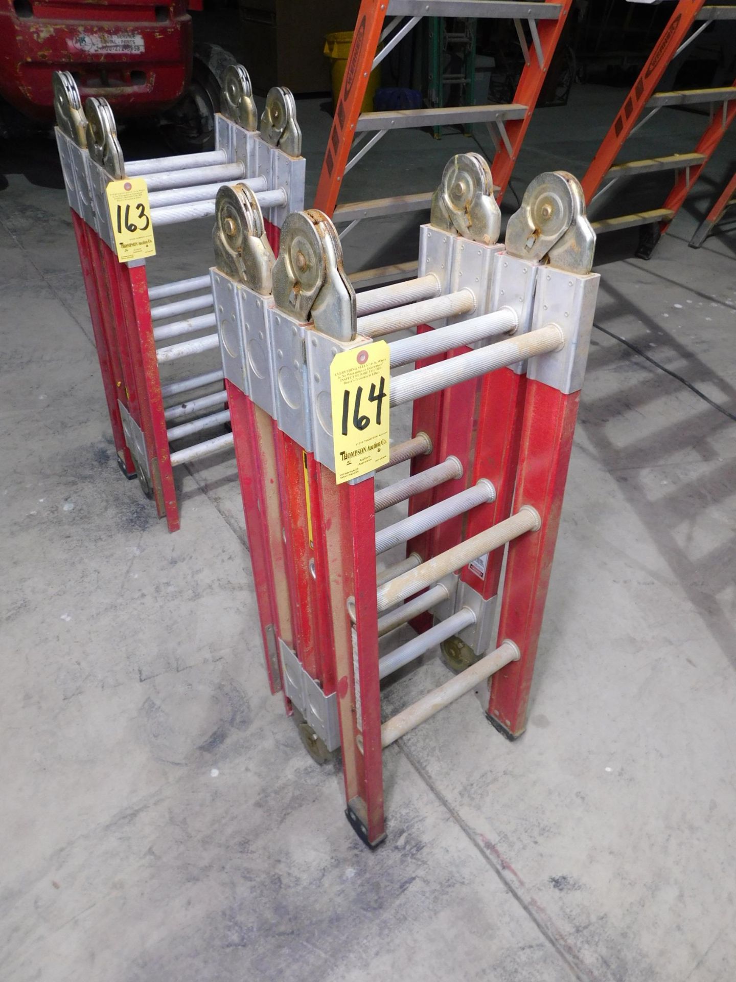 Model L-3091-13 Multi-Position Ladder, 13' Ladder, 6' Step Ladder, 300 Lb.