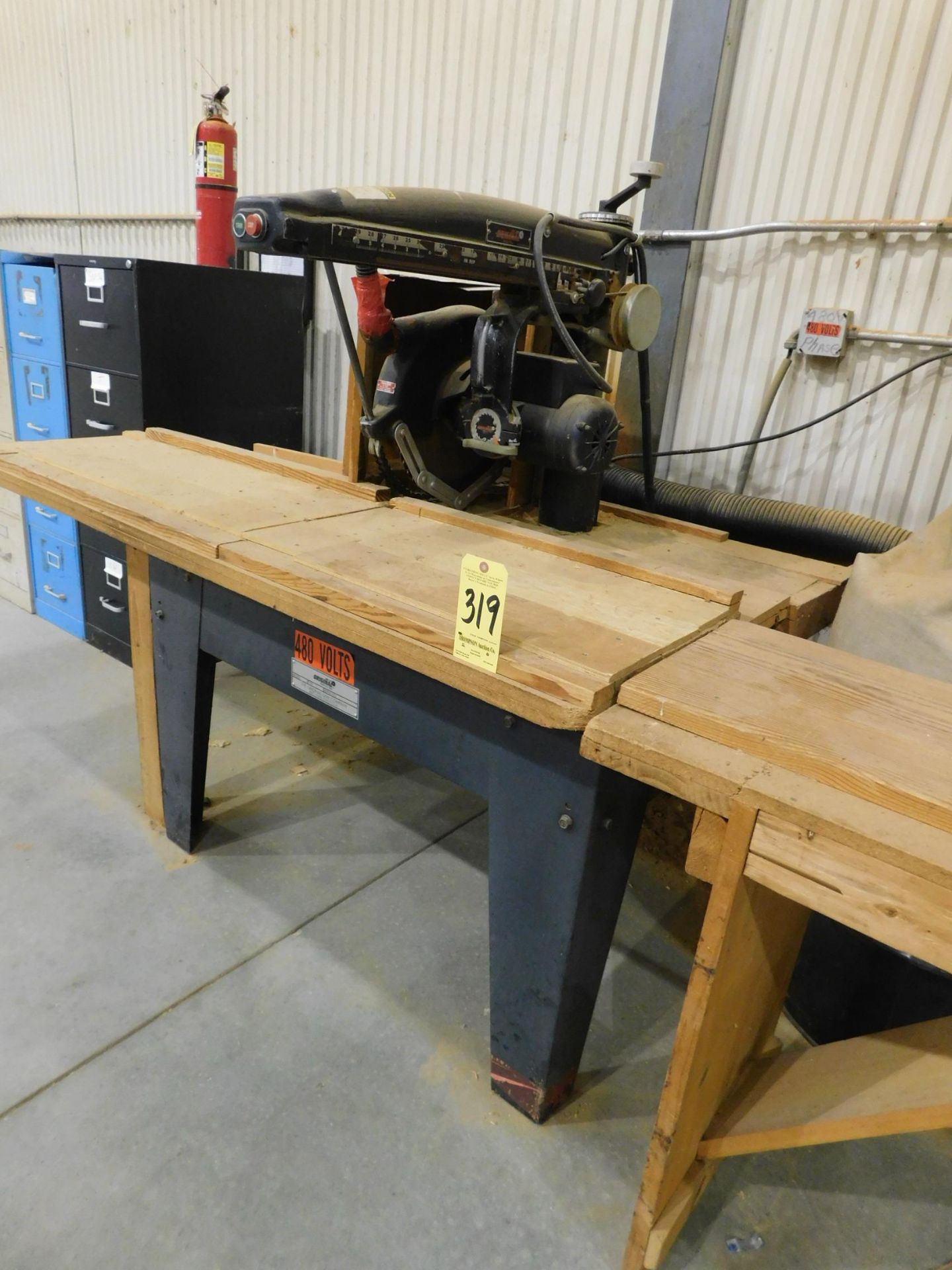 Original Saw Co. Model 3541, 16" Radial Arm Saw, s/n 99400822, 3 Phase