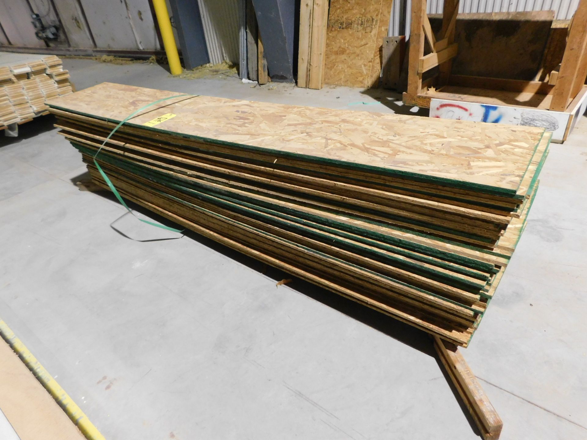 16" X 8' X 1/2" Particle Board Sheets, Approx. 50 Pieces