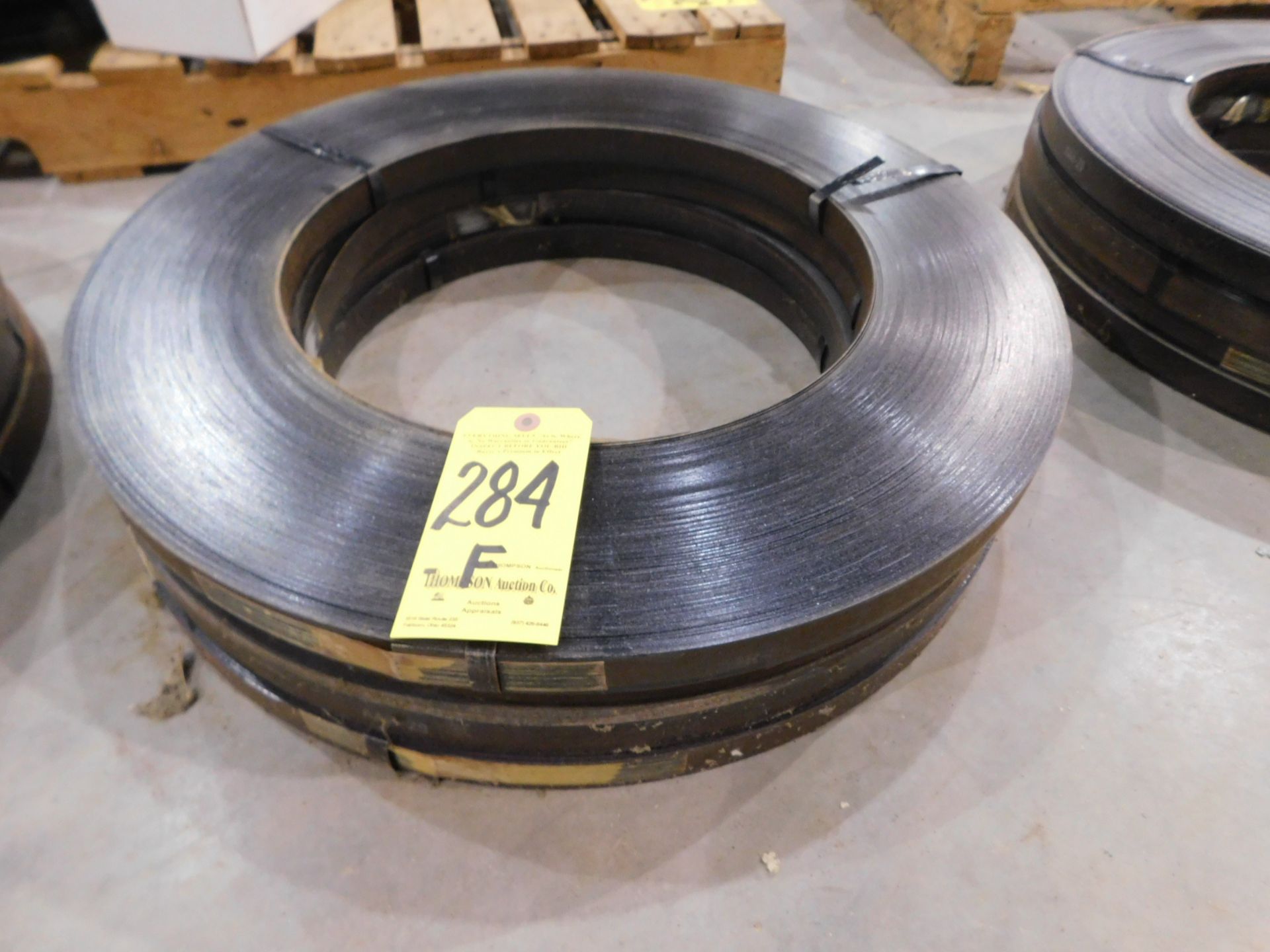 (4) Rolls of Steel Banding Material, 1 1/4"