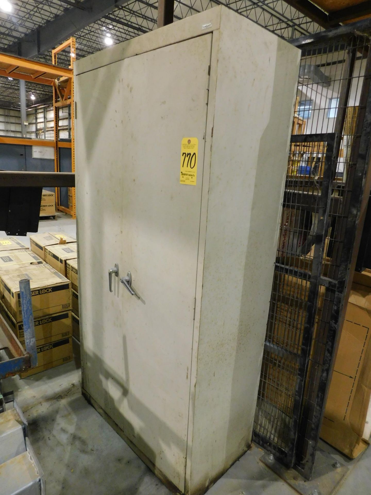 2-Door Upright Metal Storage Cabinet