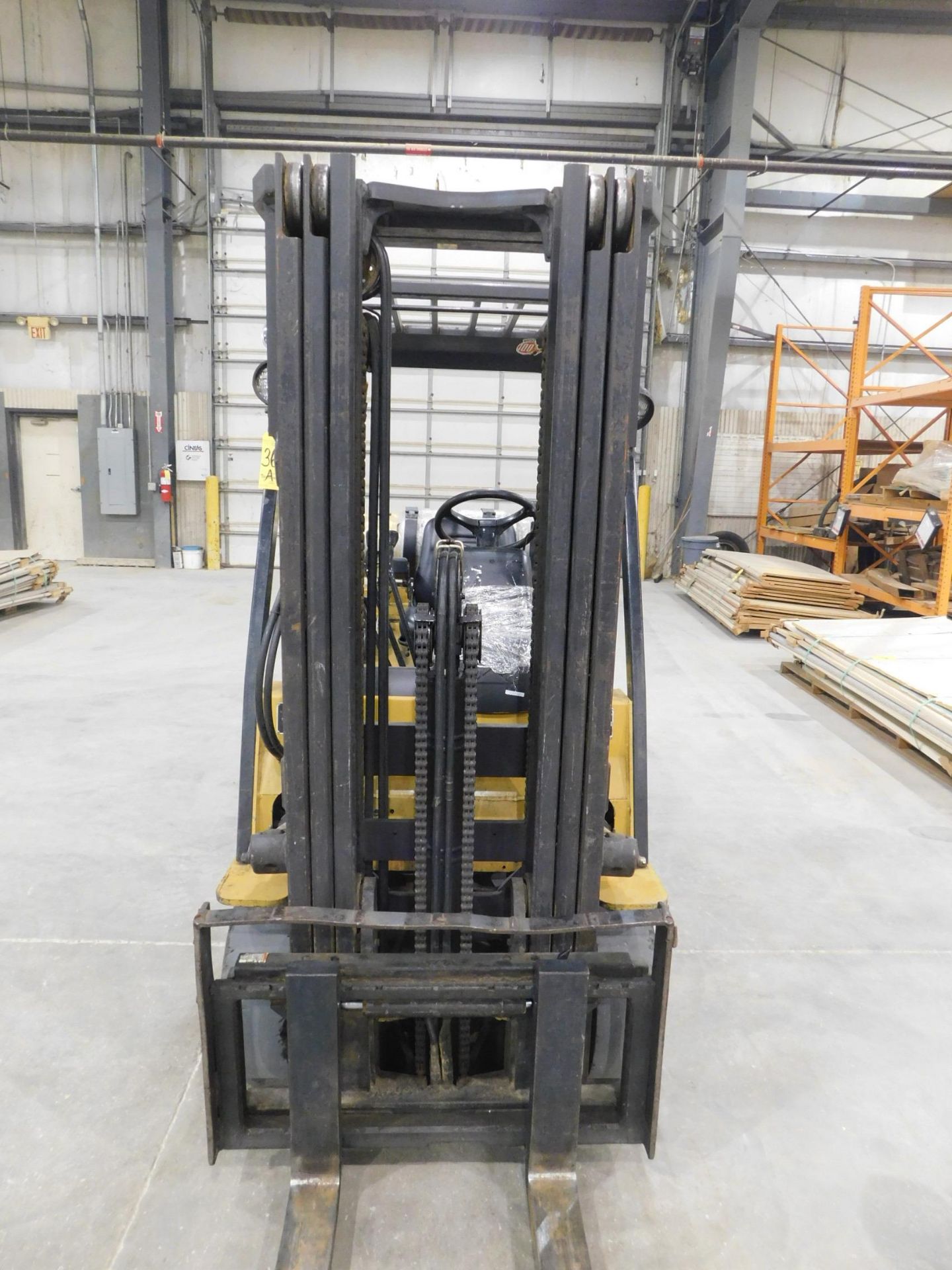 Caterpillar Model GC25K Fork Lift, s/n AT82C-03349, 4,700 Lb. Capacity, LP, Hard Tire, 3-Stage Mast, - Image 9 of 26